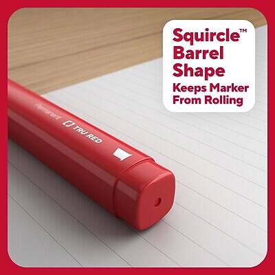 Squirrel™ Barrel Shape Keeps Marker From Rolling

Permanent CJ TRU RED™