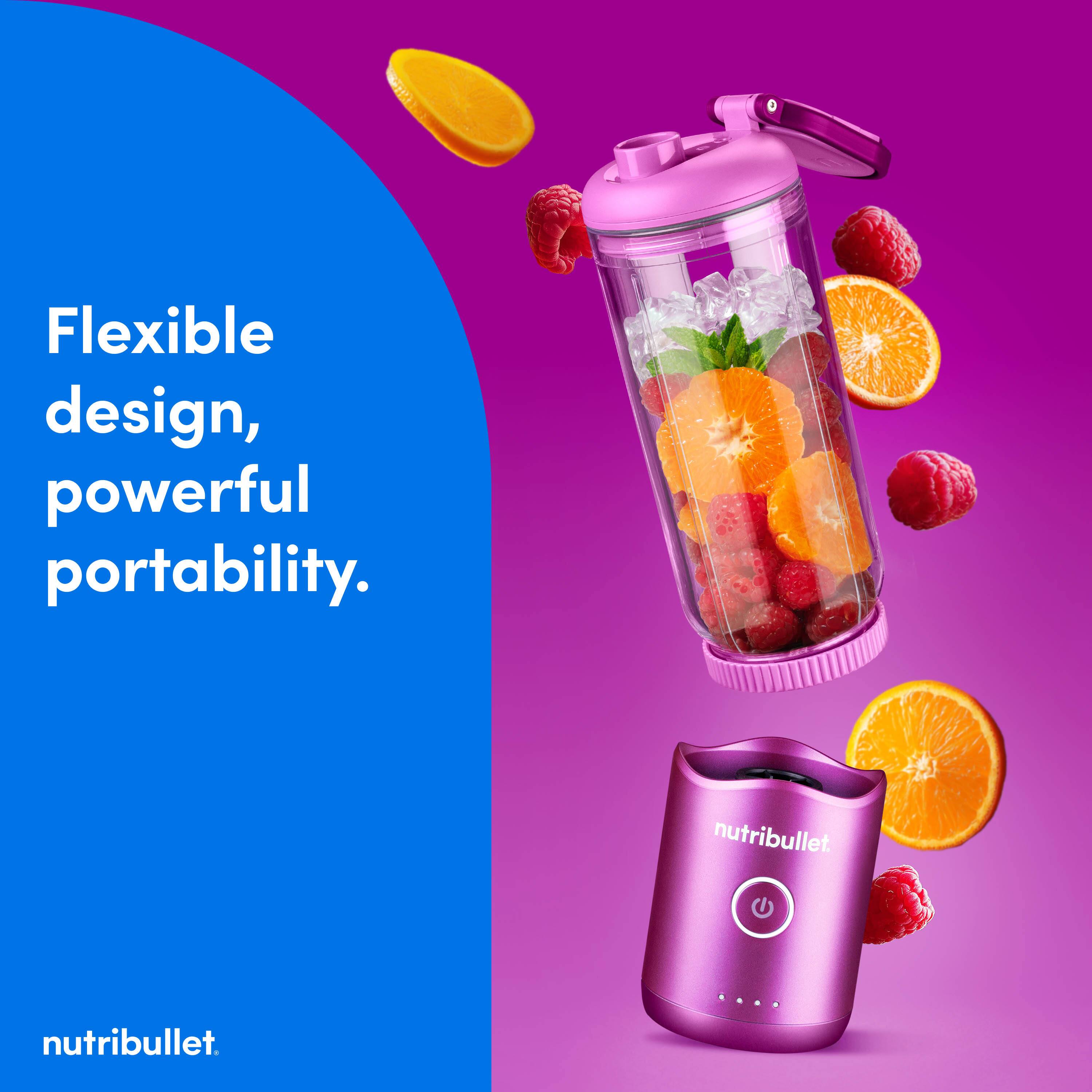 Flexible design, powerful portability.  
nutribullet.