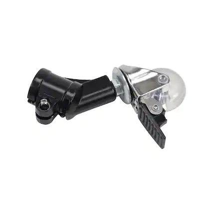 Front. Gibraltar Hardware - Workstation Clear Casters, 3 Pack, Customizes Workstation to Portable Unit, with Locking Mechanism.