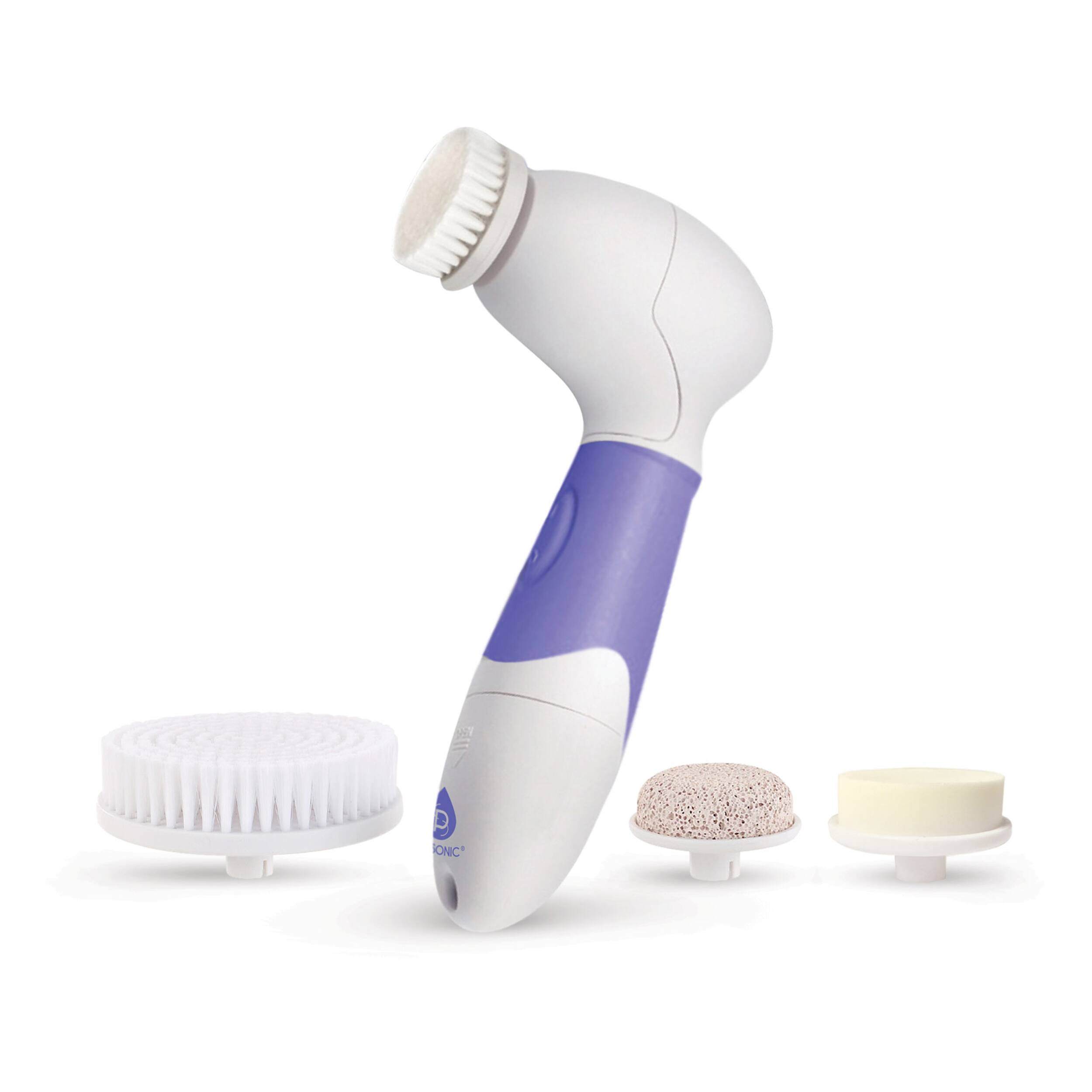 Alt View 6. Pursonic - Pursonic Waterproof Facial Cleansing Brush in Purple - Purple.