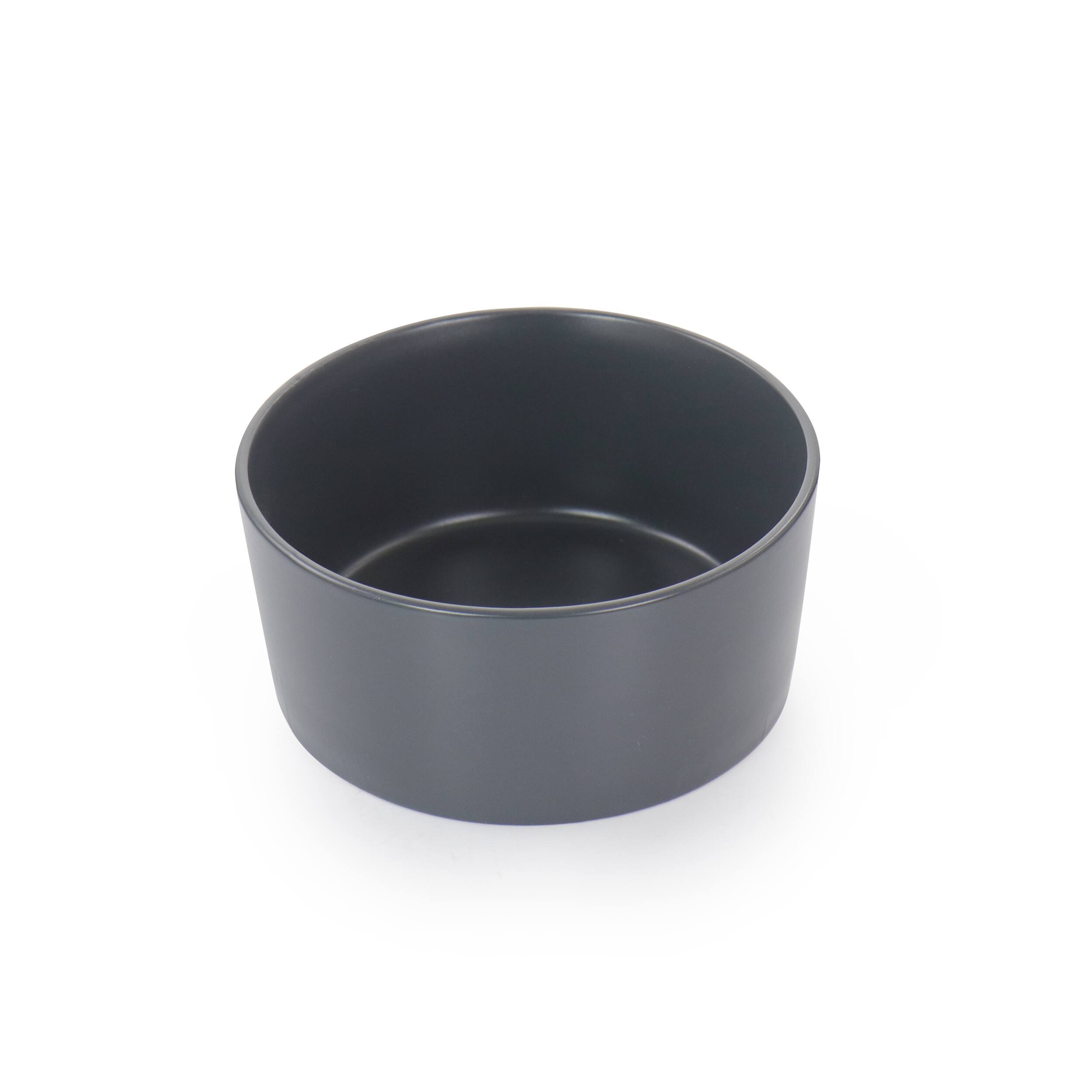 Alt View 3. Elama - Elama Luxmatte Dark Grey 20 Piece Dinnerware Set - Dark Gray.