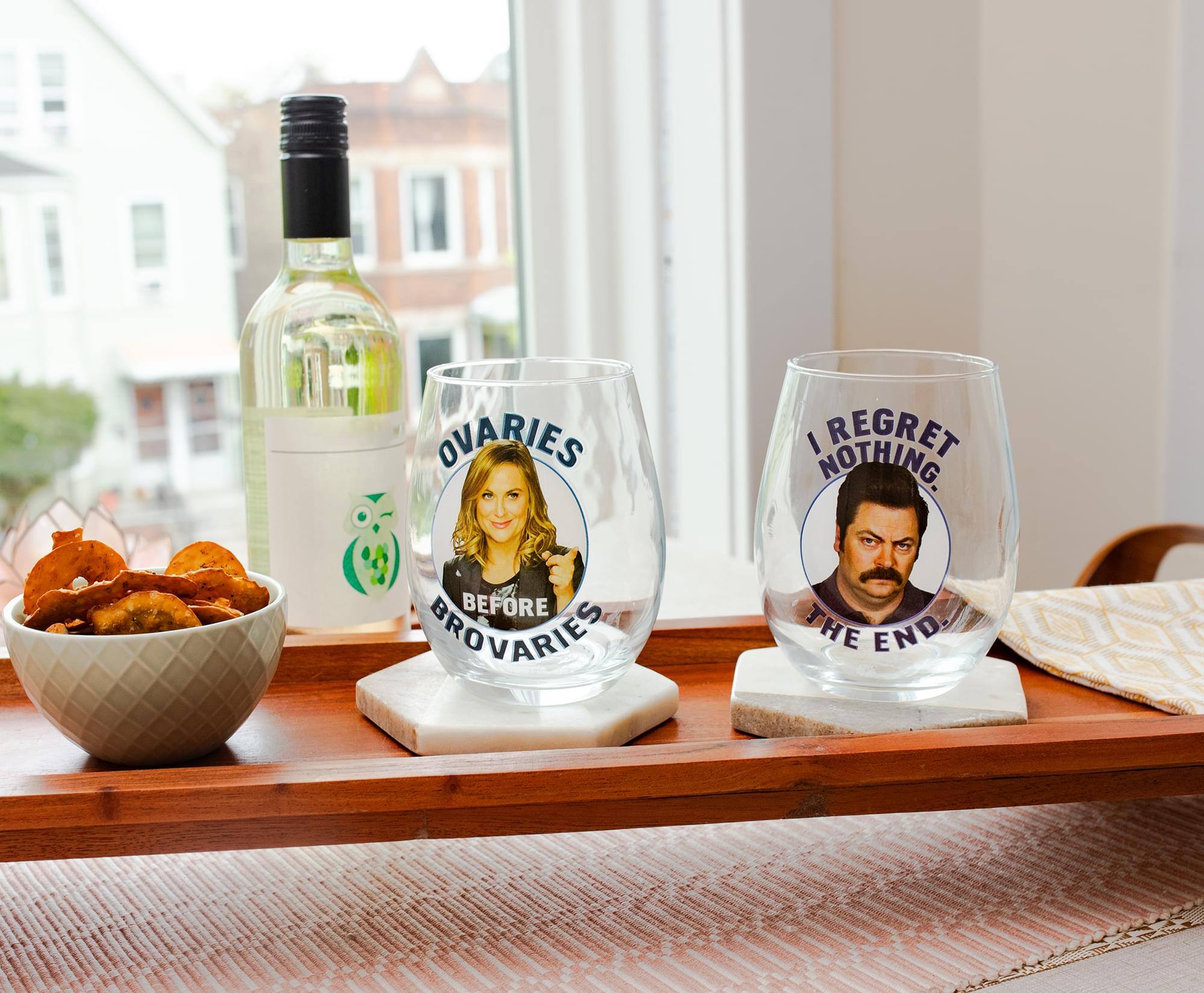 OVARIES  
BEFORE BROVARIES  

I REGRET NOTHING  
THE END