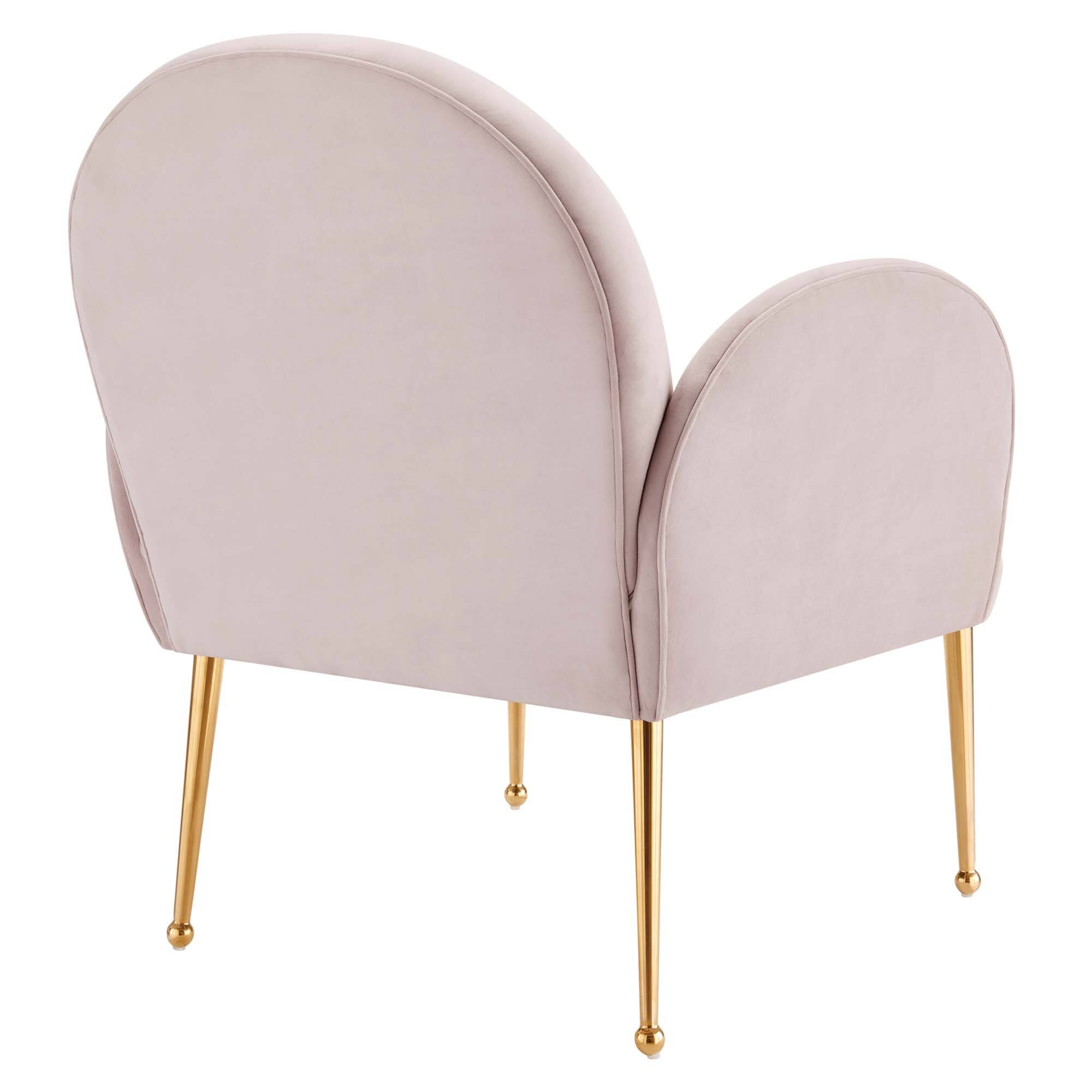 Alt View 2. Modway - Transcend Performance Velvet Armchair by Modway - Pink.