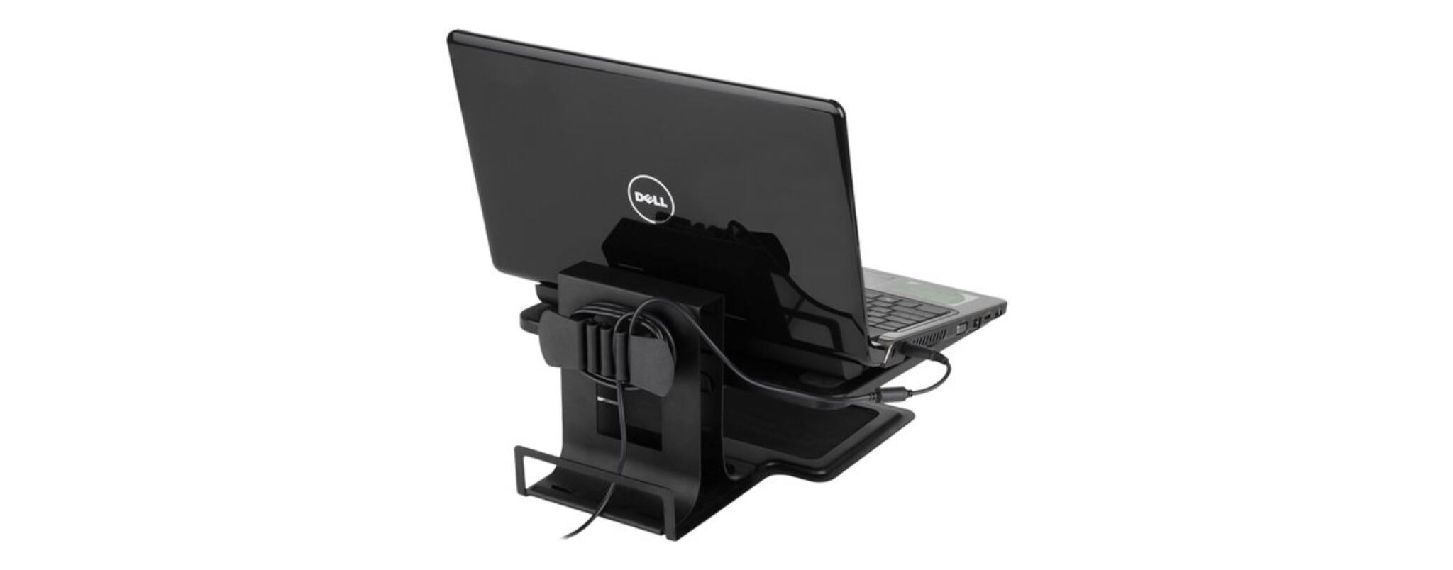 Alt View 4. Kensington - Kensington K60726WW 10 in. x 12.5 in. x 3 in. to 7 in. Adjustable Laptop Stand - Black - Black.