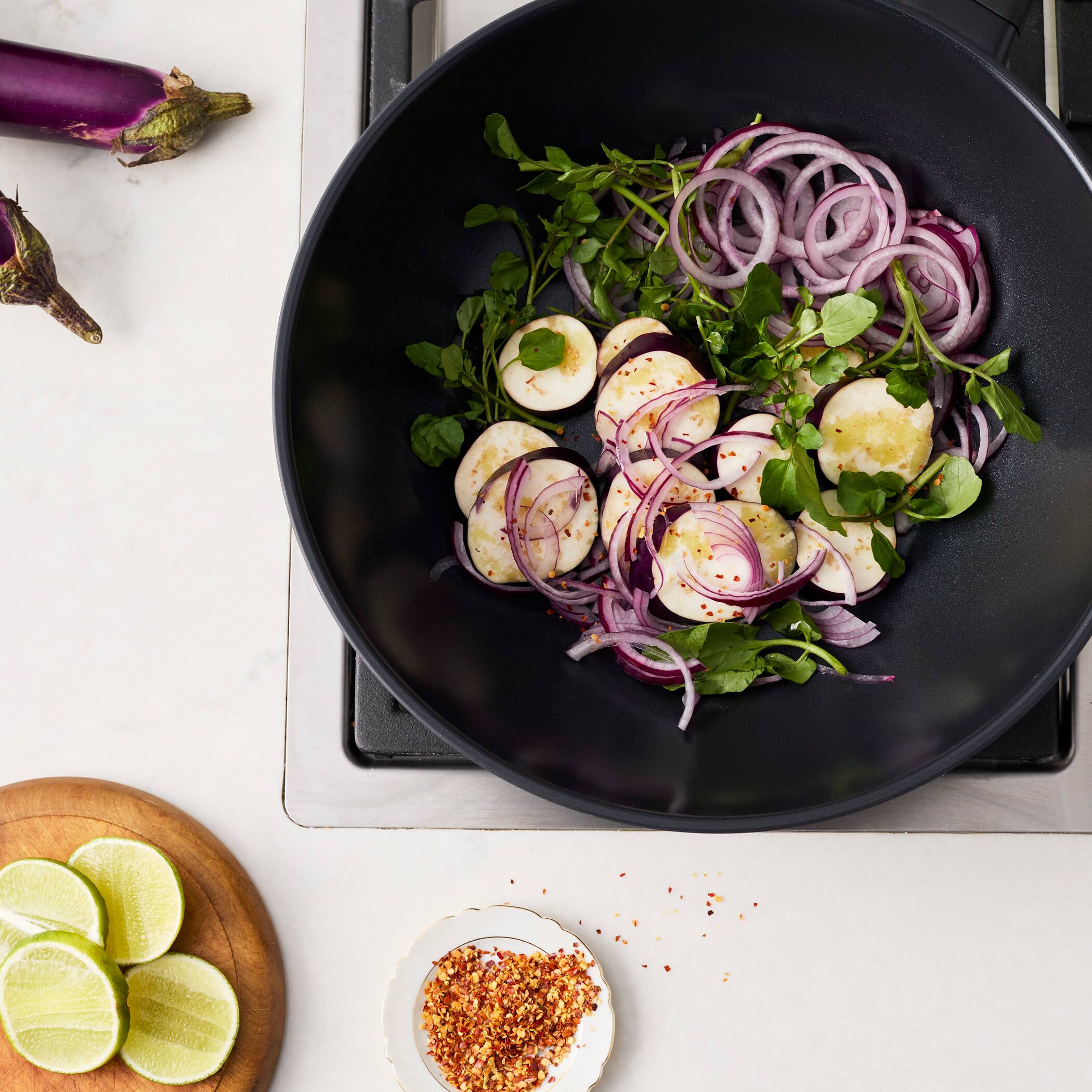Alt View 6. ZWILLING - ZWILLING Madura Plus Ceramic 12-inch Aluminum Stir Fry Pan Ceramic Nonstick - Black.