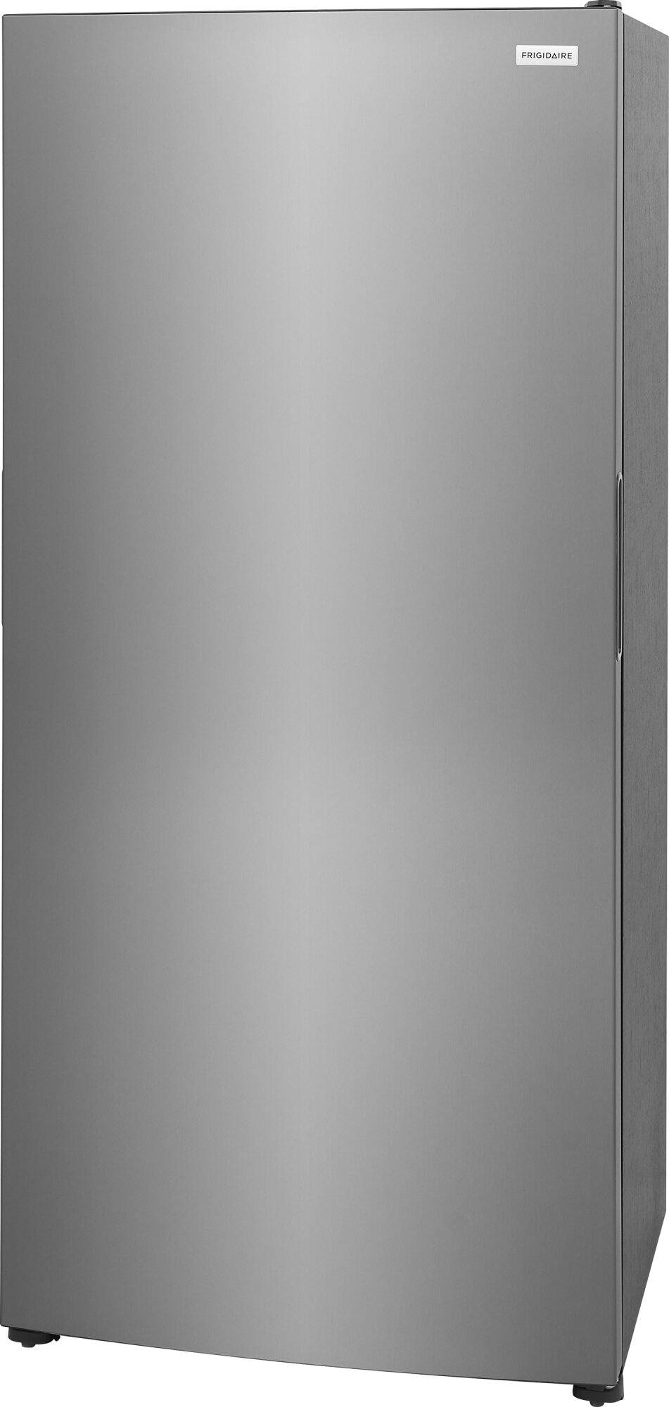 Angle. Frigidaire - 20.0 Cu. Ft. Upright Freezer - Stainless Steel.