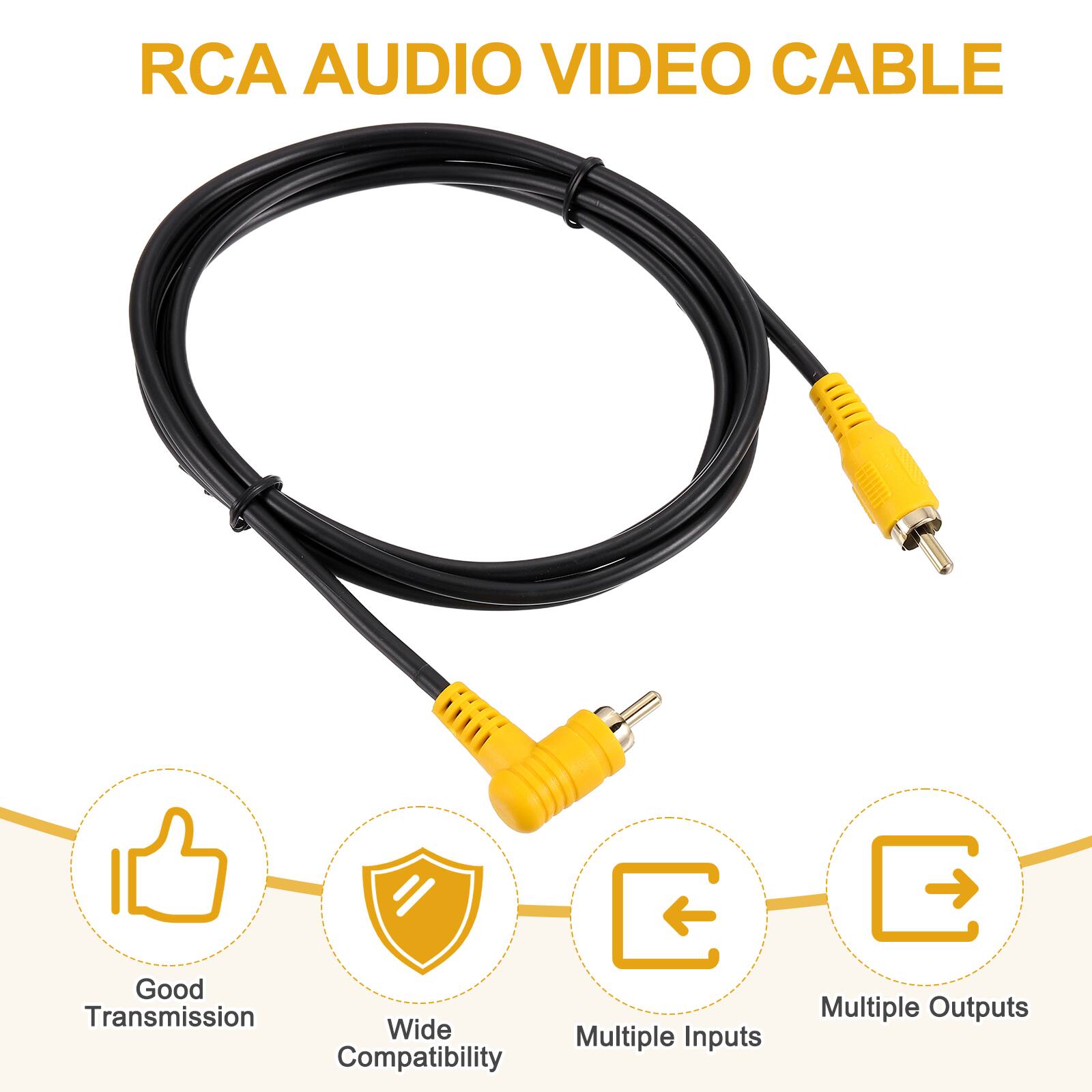 RCA AUDIO VIDEO CABLE

- Good Transmission
- Wide Compatibility
- Multiple Inputs
- Multiple Outputs