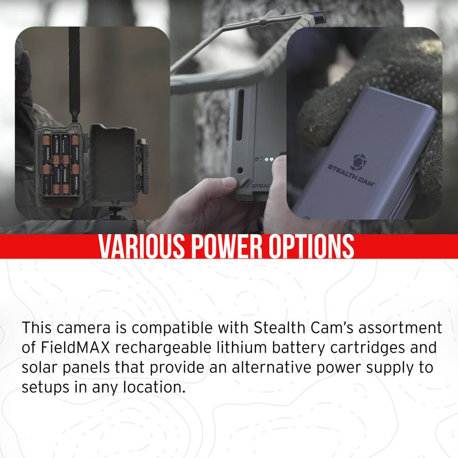 Stealth Cam 36MP Fusion Max Cellular Trail Camera with Solar Pack (2 ...