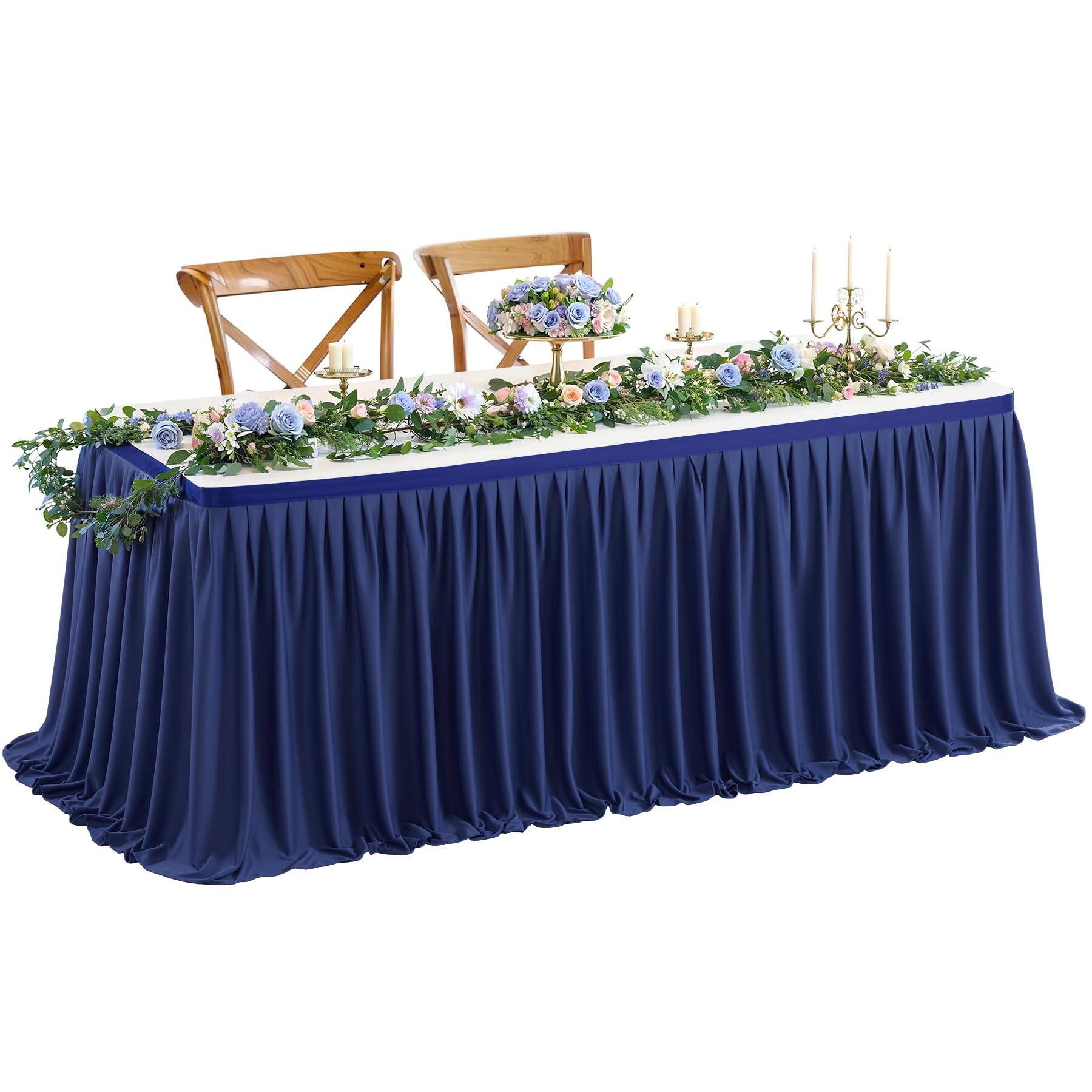 Navy Blue-108" x 30" (Rectangular)