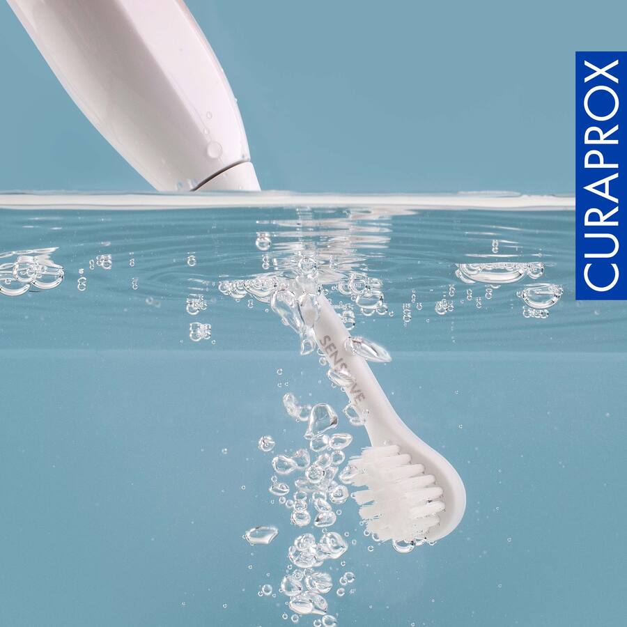Curaprox Sensitive Curaprox Brush Head Hydrosonic, Sensitive Duo White 73349146 - Best Buy