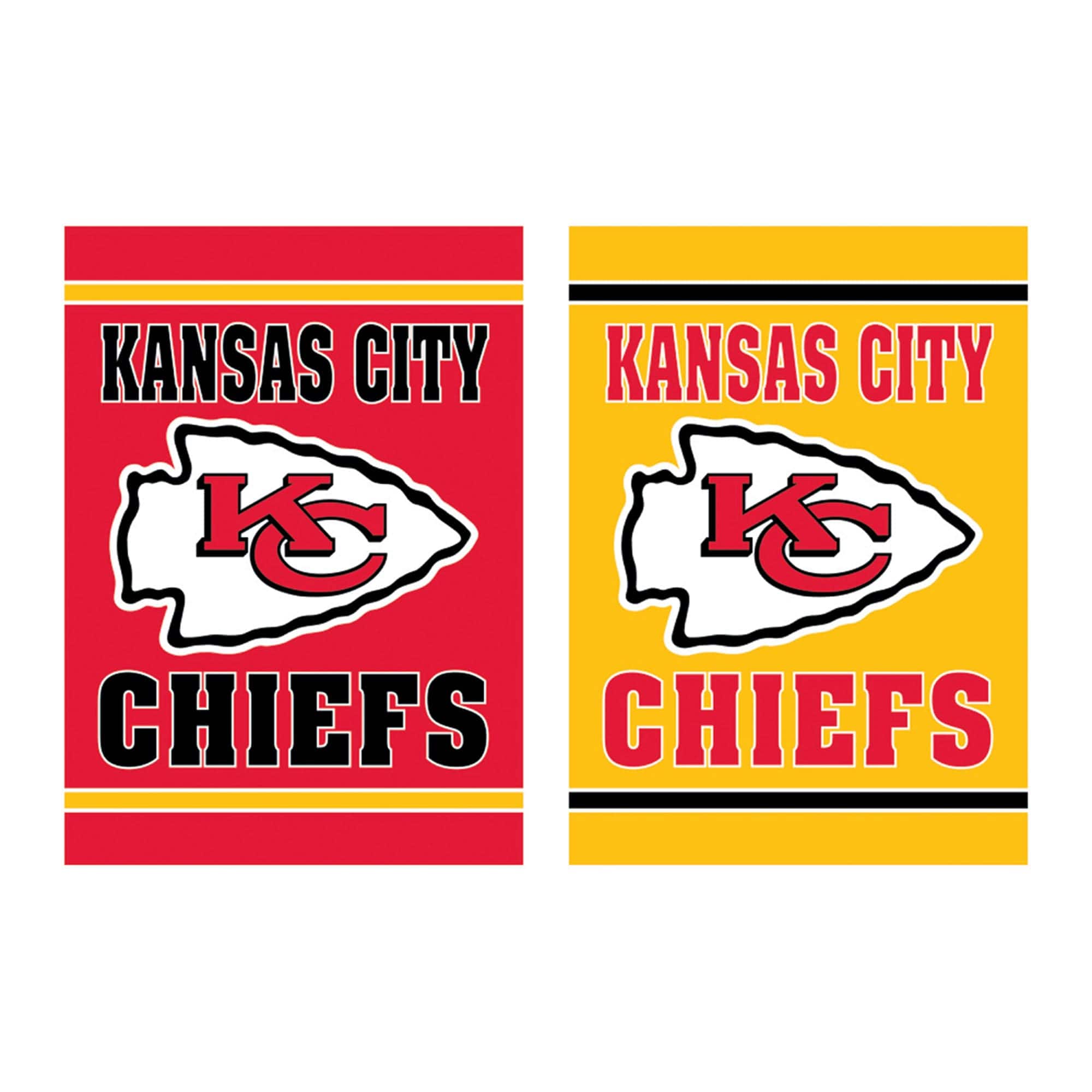 Evergreen Enterprises - Kansas City Chiefs 12.5" x 18" Double-Sided Embossed Suede Garden Flag - Multicolor
