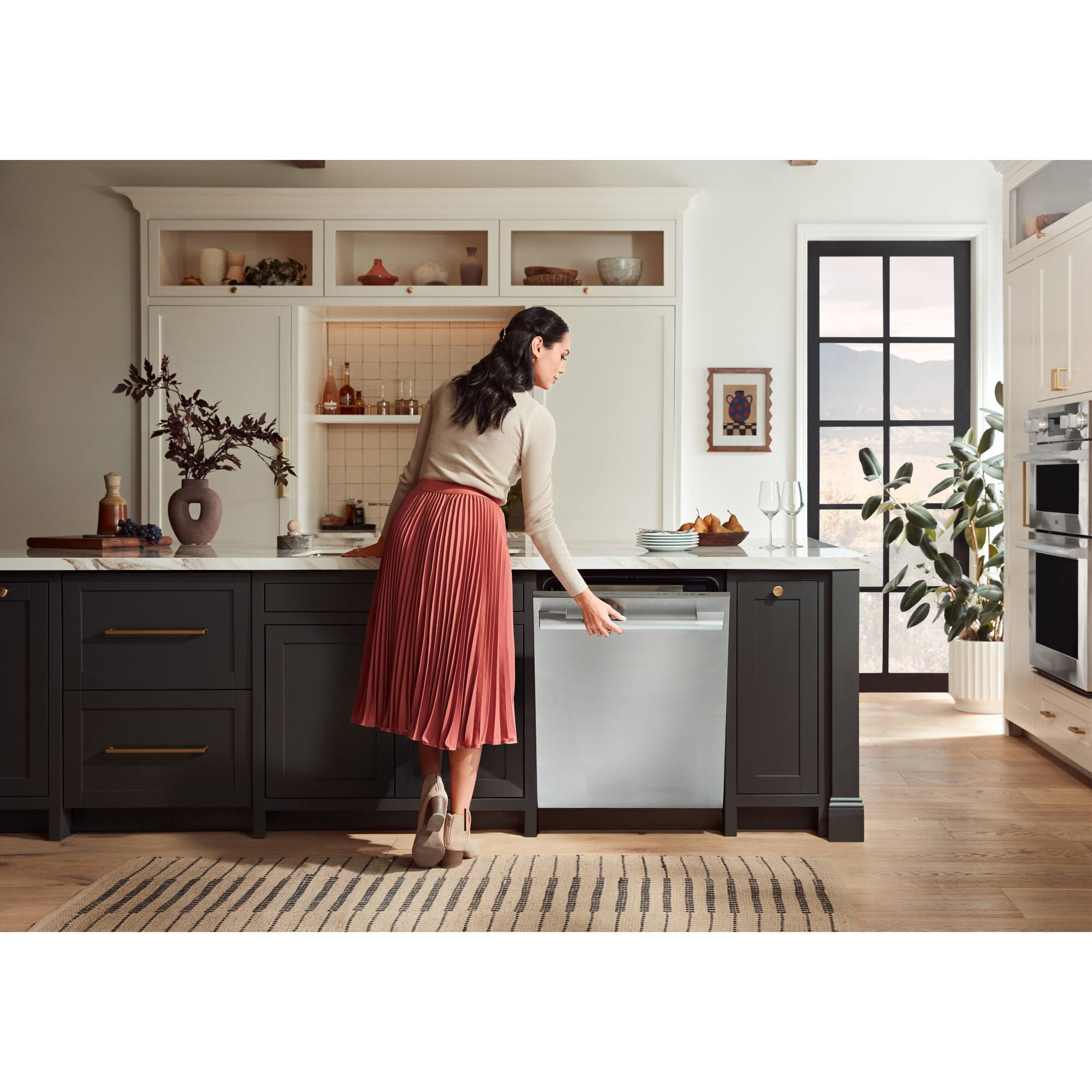 Alt View 12. SKS - 24-inch Professional Top Control Built-in Smart  Stainless Steel Tub Dishwasher with 3rd Rack and QuadWash Pro, 40 dBA - Stainless Steel.