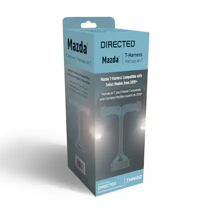 Mazda DIRECTED T-Harness
T-Harness
Harnais en T
Mazda Harnais en T
Mazda T-Harness Compatible with Select Models from 2019+
Harnais en T pour Mazda Compatible avec Certains Modèles à partir de 2019+
DIRECTED
Digital Systems
THMAN2