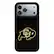 Front. Keyscaper - Colorado Buffaloes Bump Case with 8.2ft Drop Protection - 16 Pro Max - Black.
