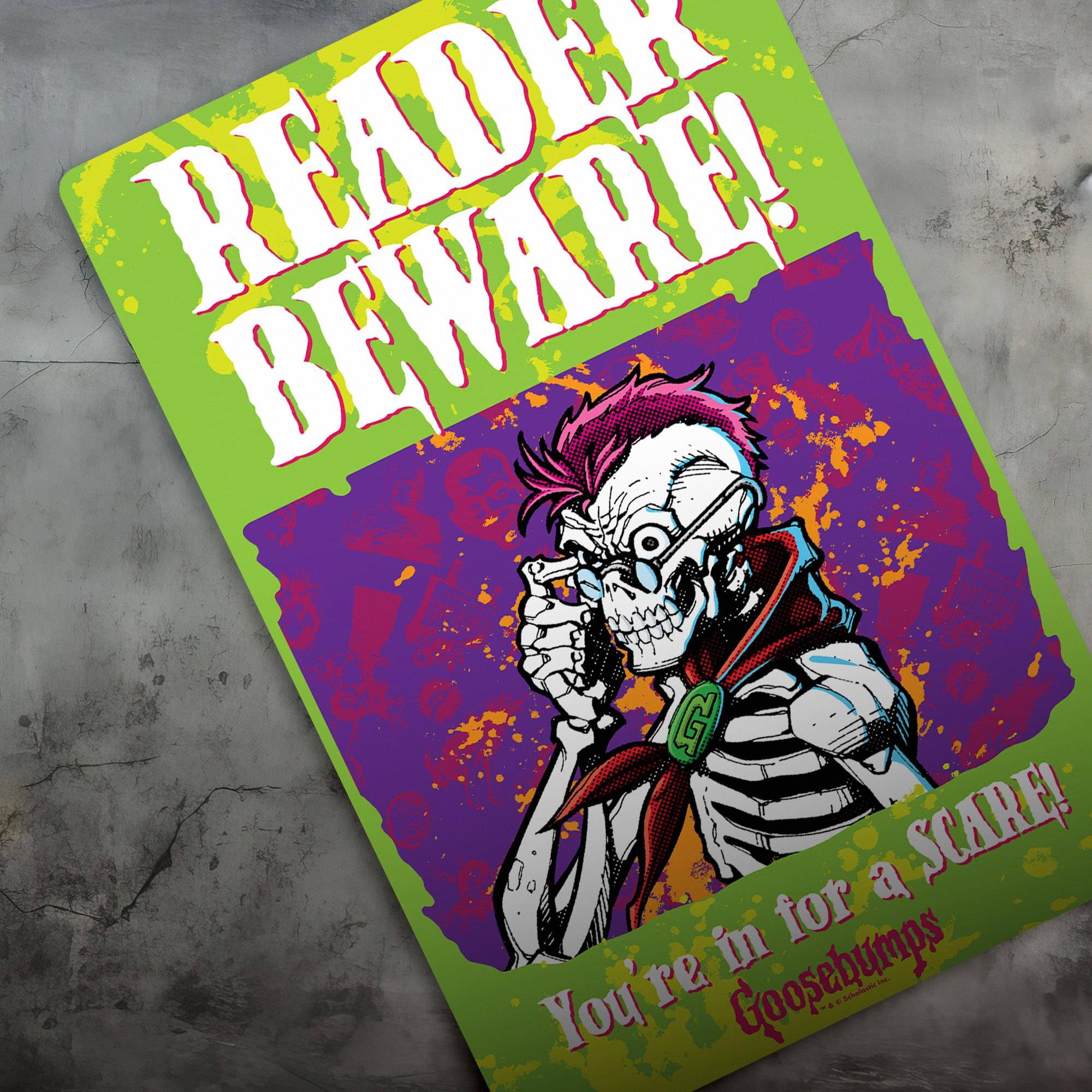 READER BEWARE!  
You're in for a SCARE!  
Goosebumps