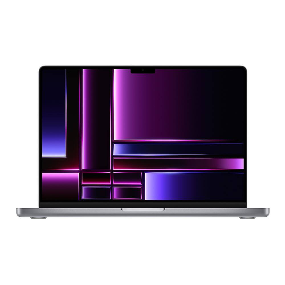 Front. Apple - MacBook Pro (Early 2023) 14.2" M2 Pro Laptop 16GB Ram 1TB SSD - Space Gray - Space Gray.