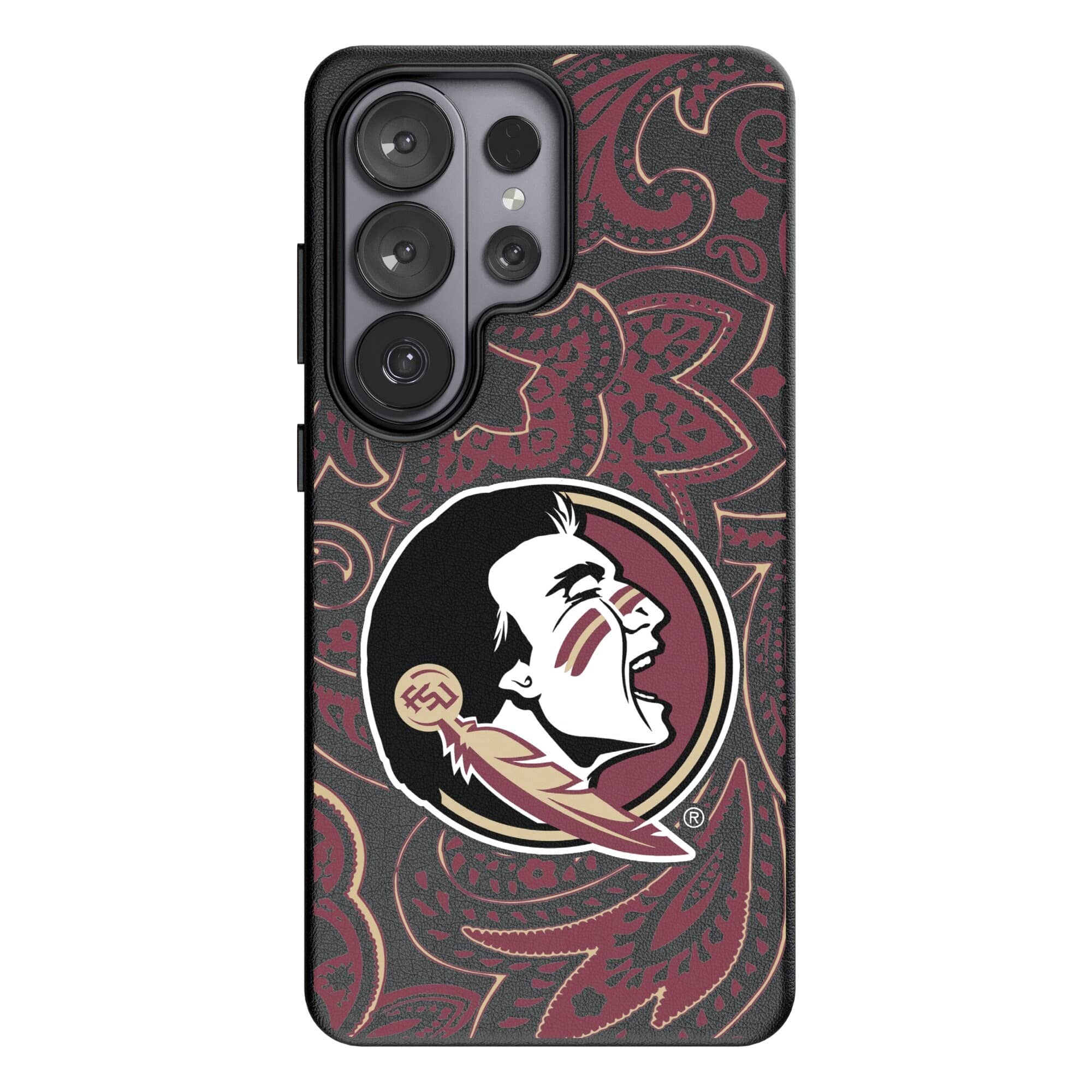 Keyscaper - NCAA - Florida State Seminoles Paisley Galaxy Magnetic Bump Case - S26 Plus - Black price history on PriceWatchPro