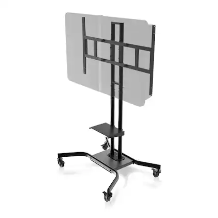 Front. Storm Shell - Storm Shell Mobile Series Indoor/Outdoor TV Cart - Black.