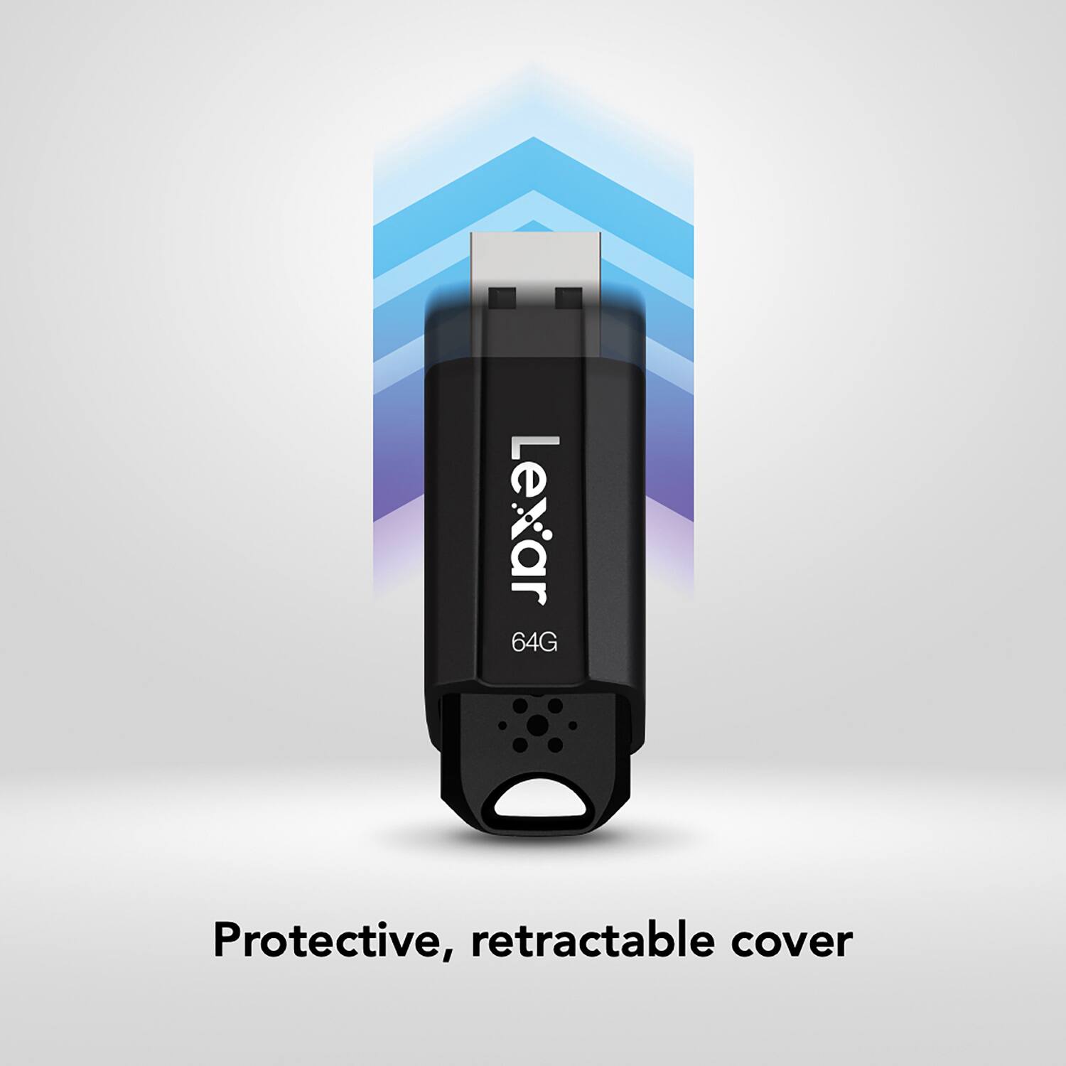 Lexar 64G Protective, retractable cover