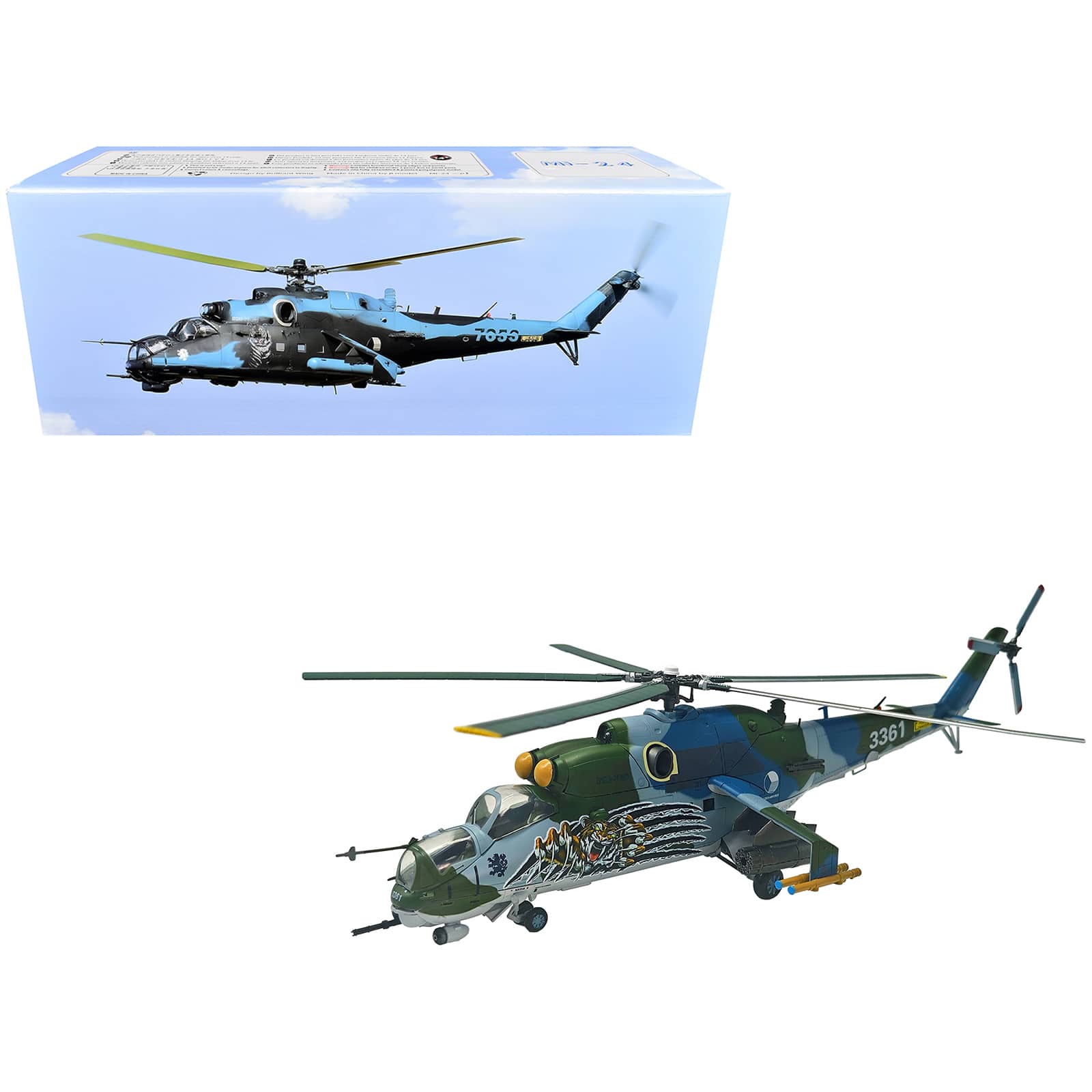 Mil Mi-35 (Mi-24V) Hind Helicopter "Cambrai, France" (2011) Czech Air Force 1/48 Diecast Model by Bless Wing