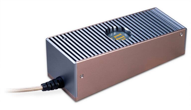 Angle. iFi Audio - iPower Elite Low Noise Power Supply Adapter - Gray.