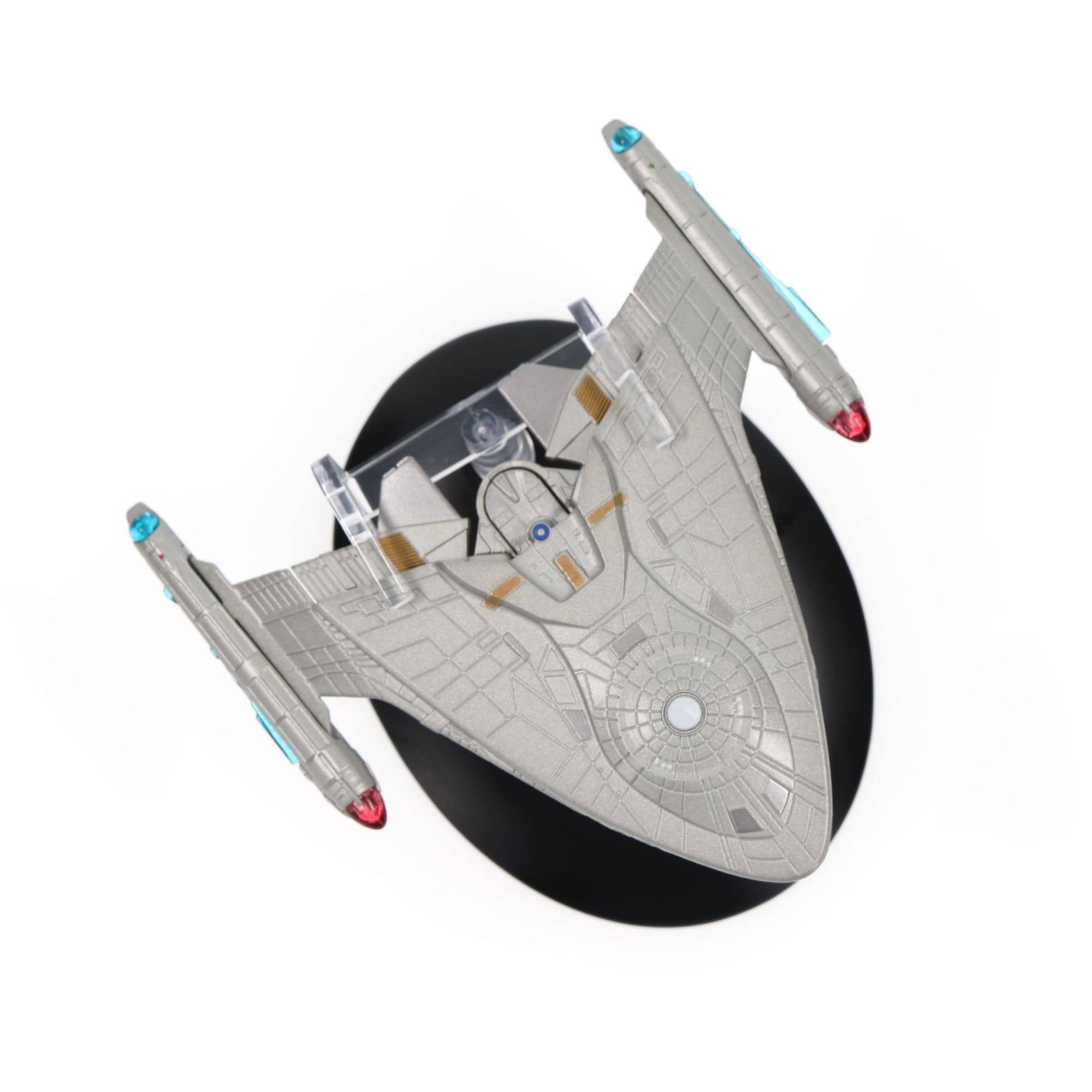 Alt View 2. Eaglemoss - Star Trek Starship Replica | Warp Delta - Grey.