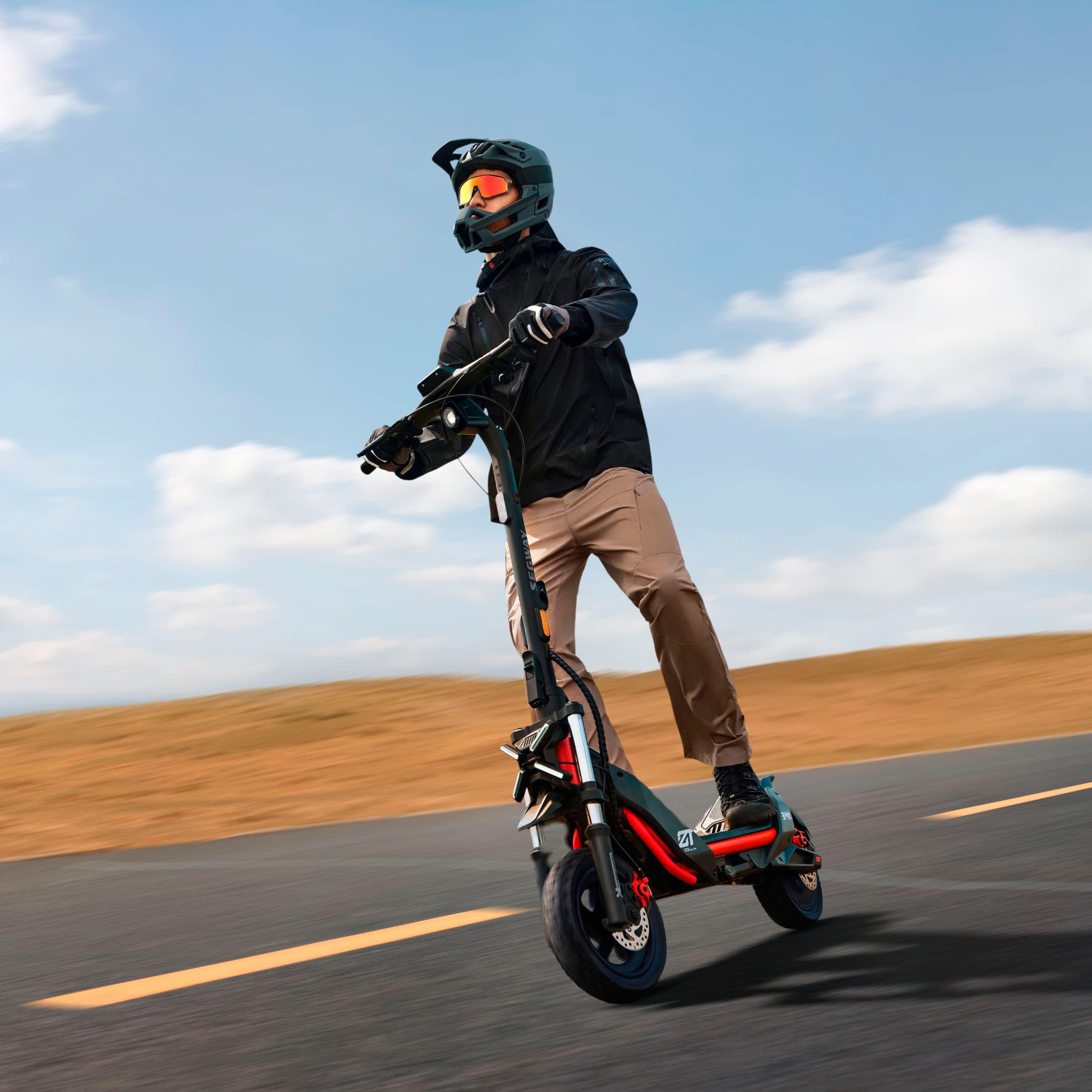 Alt View 23. Segway - ZT3 Pro Kick Scooter w/43.5 Max Operating Range & 24.9mph Max Speed - Black.