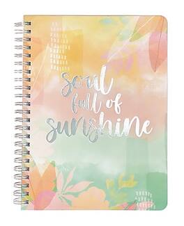 Carolina Pad - Silver Lining Hardcover Journal, 6" x 8", 100 Pages (45057) - Assorted Colors