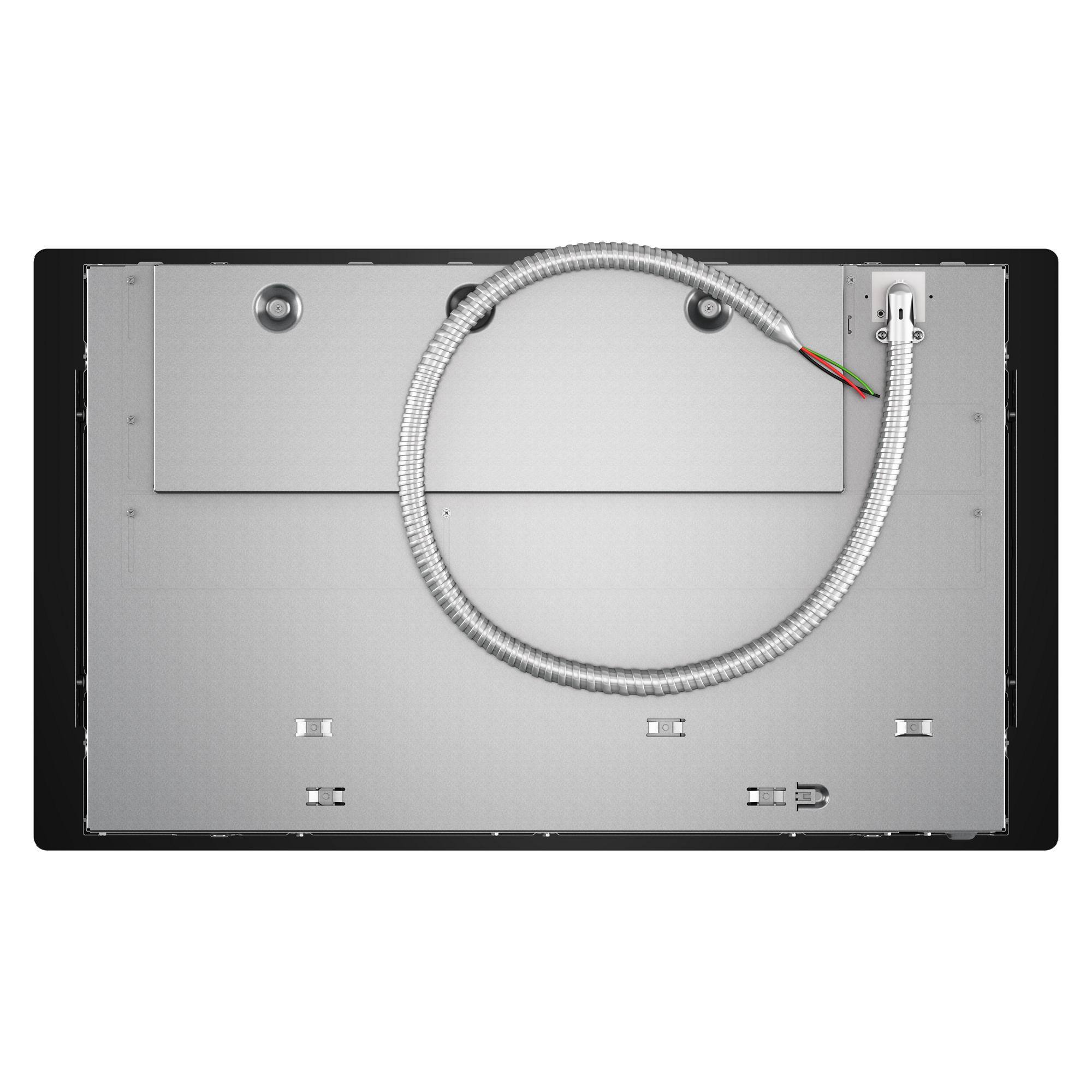 Back. Whirlpool - 36" Electric Induction Cooktop with Temp Cook Technology and WipeClean Coating - Stainless Steel.