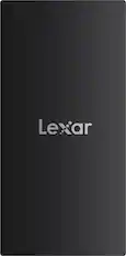 Front. Lexar - Lexar SL300 Portable SSD, 1TB, USB 3.2 Gen 2 - Black.