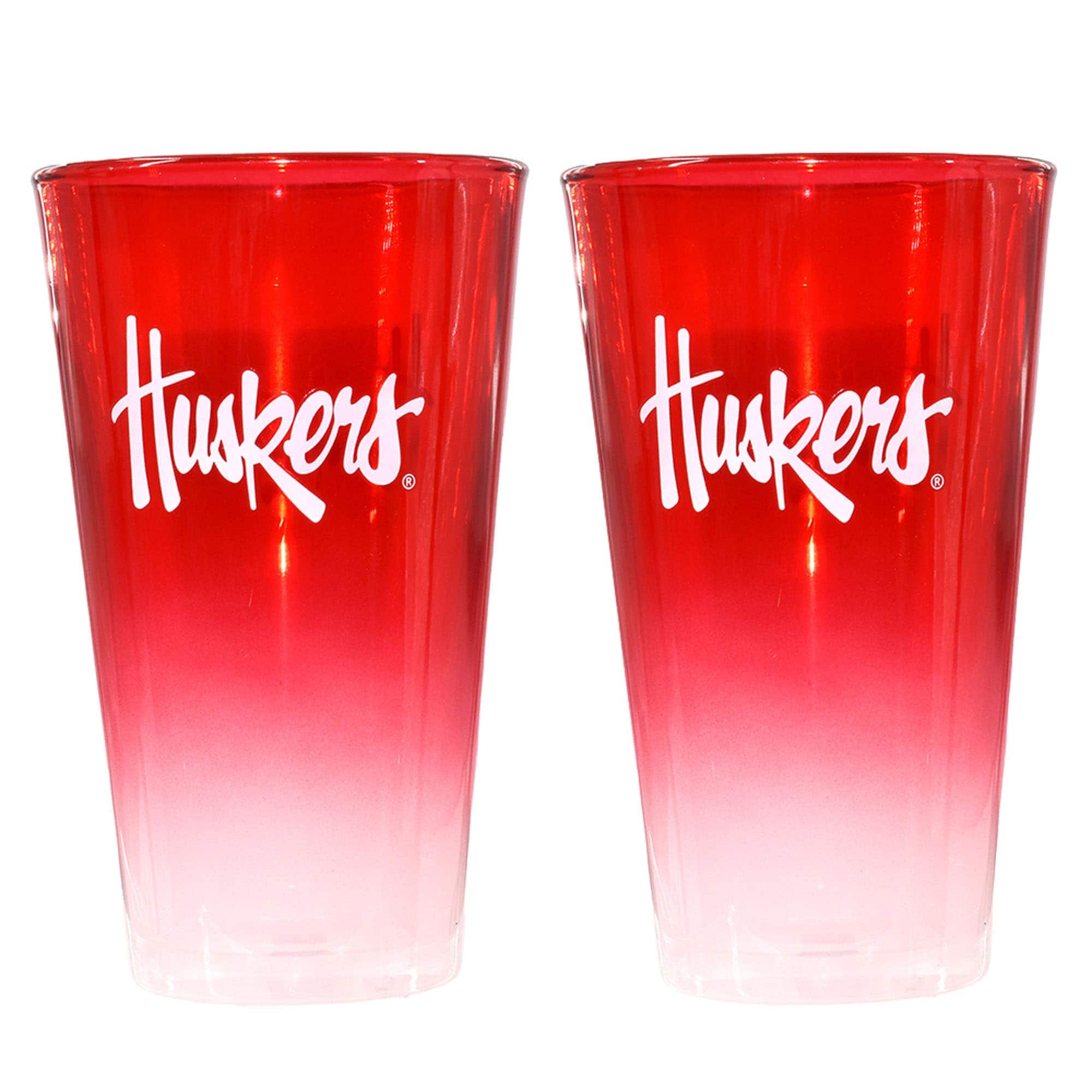 The Memory Company - Nebraska Huskers Two-Pack 16oz. Ombre Pint Glass Set - Multicolor price history on PriceWatchPro