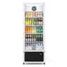 Yeego - Commercial Merchandiser Refrigerator, 8.37 cu. ft. Glass Door Display Fridge, Adjustable Shelving, LED Lighting - White