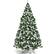 Alt View 21. Costway - 6ft Pre-lit Snowy Christmas Tree 818 Tips with Pine Cones & Red Berries - Green.