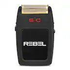 Front. StyleCraft - Rebel Professional Foil Shaver with Super Torque Motor, USB-C Rechargeable - Black.