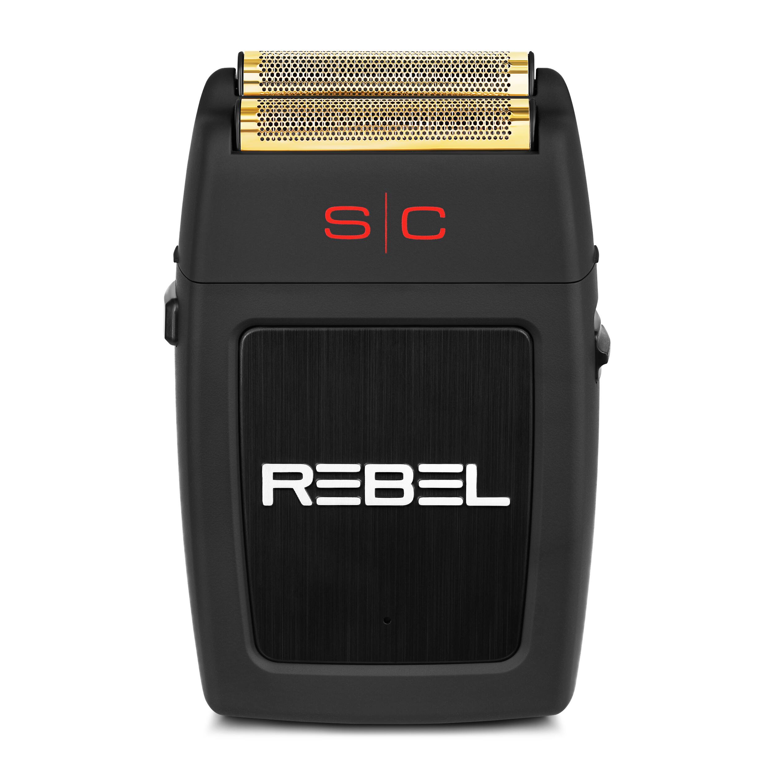 StyleCraft - Rebel Professional Foil Shaver with Super Torque Motor, USB-C Rechargeable - Black