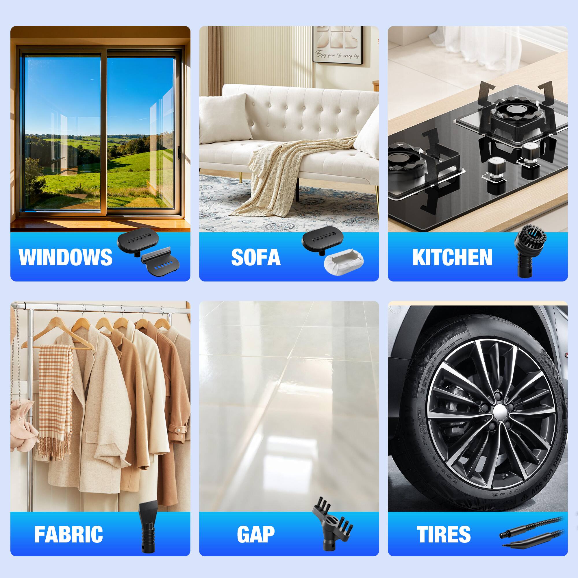 C 7 + WINDOWS SOFA KITCHEN FABRIC GAP TIRES