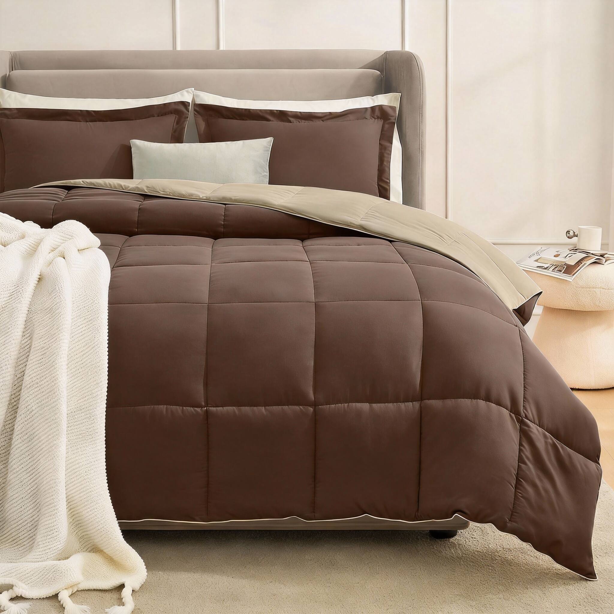 02-brown/Beige Full / Queen