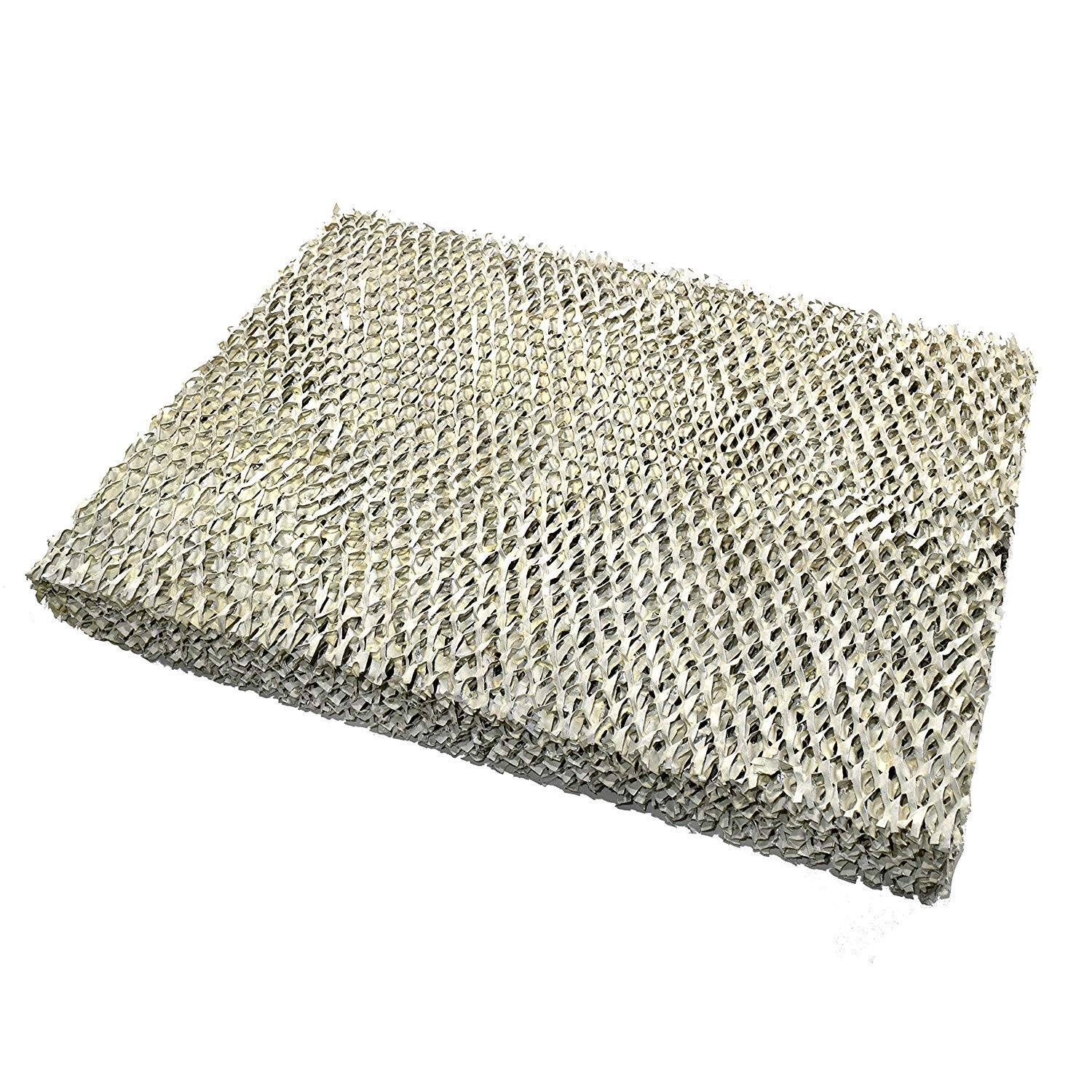 Angle. HQRP - 2-Pack Humidifier Water Panel Filter Replacement compatible with Totaline P110-3545 and Lennox WB217.