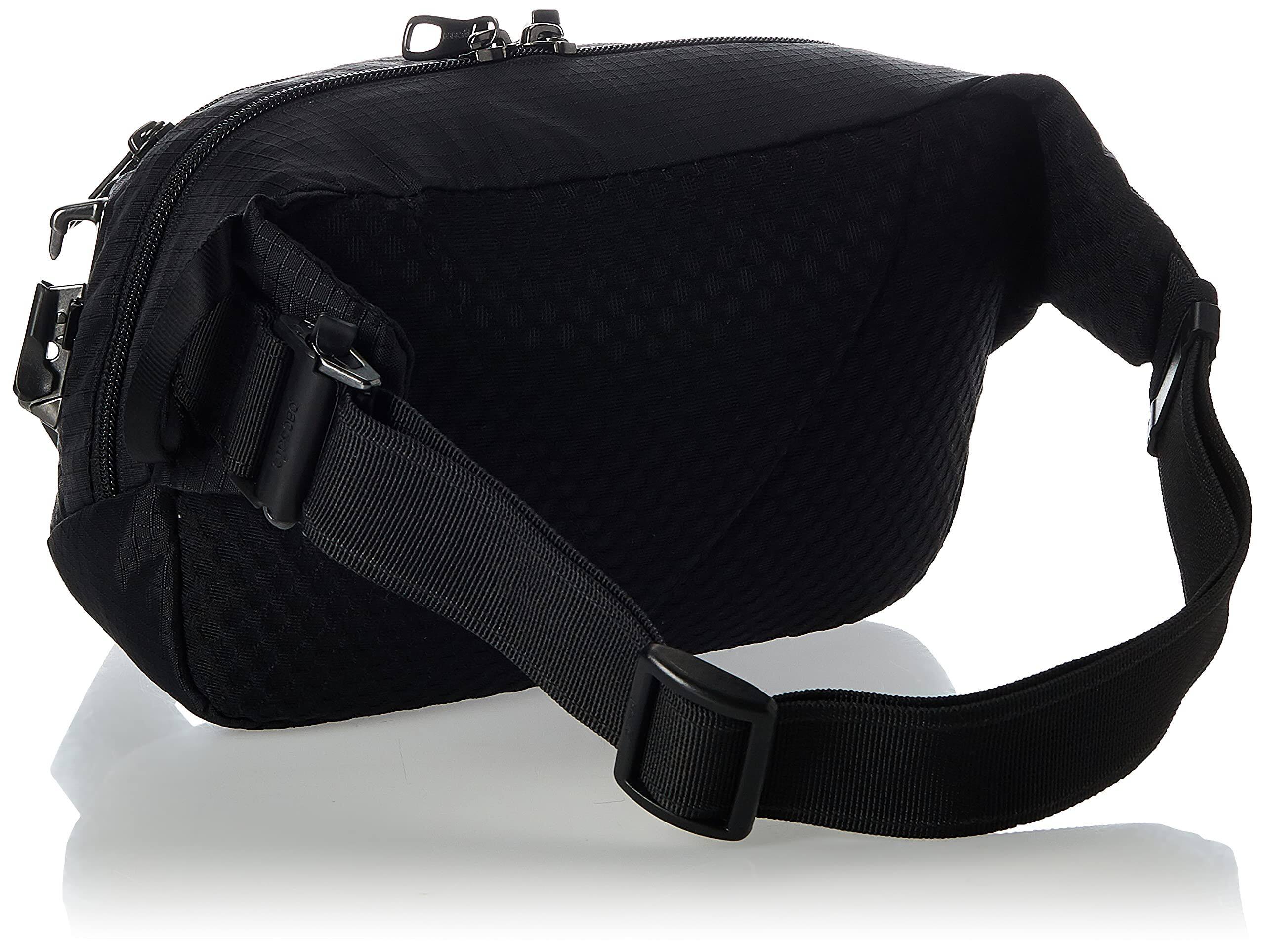 Angle. Pacsafe - Pacsafe ,  Vibe 100 Hip Pack  ,  Jet Black - Jet Black.