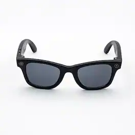 Loheer - Smart Glasses with AI Camera, Blue-Ray & UV Protection, Voice Control, Photo & Video Capture - Black - (2026)