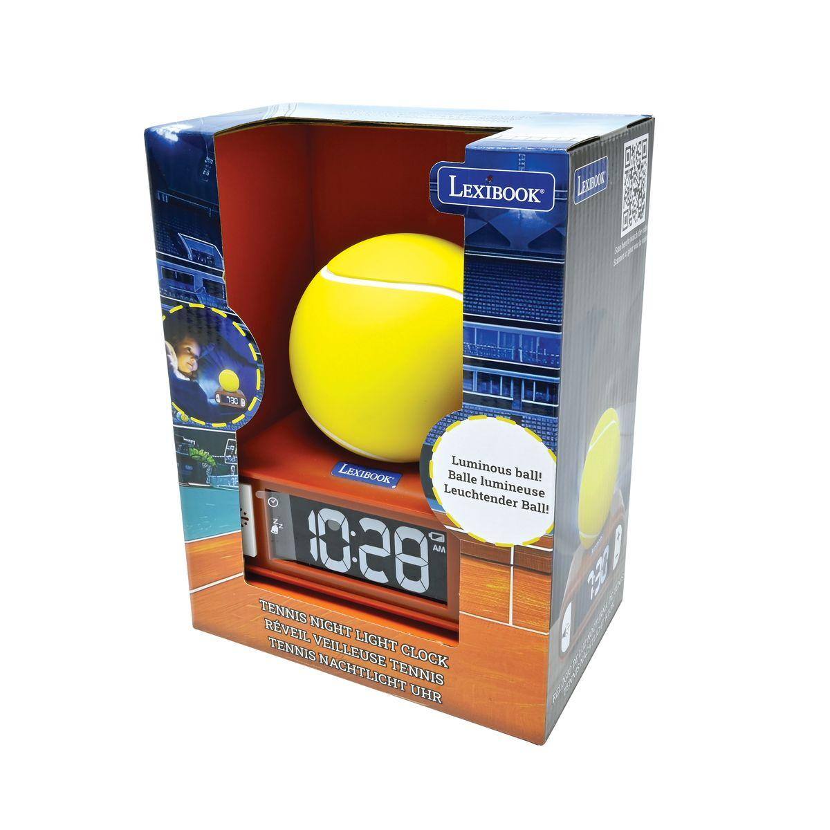 LEXIBOOK Laser 1  
LEXIBOOK Balle Luminous ball! Leuchtender lumineuse Ball!  
1028 AM 7E7  
TENNIS REVEIL NIGHT TENNIS VEILLEUSE LIGHT CLOCK NACHTLICHT TENNIS UHR