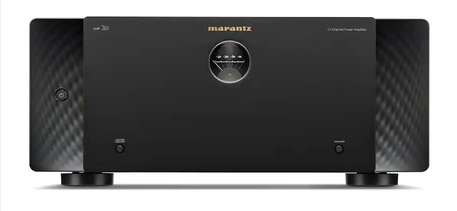 AMP 20 Marantz 12 Channel Power Amplifier w/ E.N. APAS -0 -30 -20 -10 as METER ON/OFF DMMER