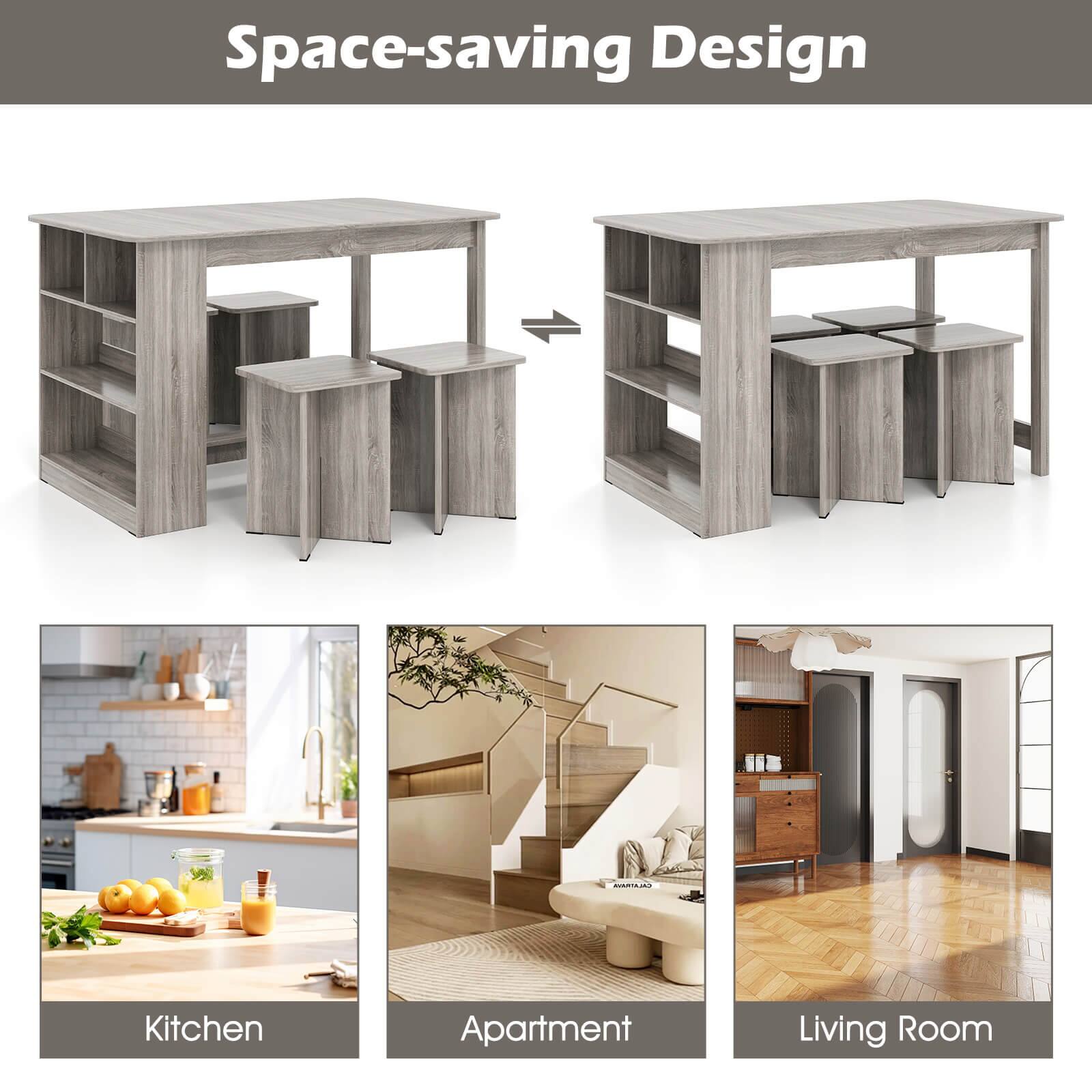 Space-saving Design

Kitchen  
Apartment  
Living Room