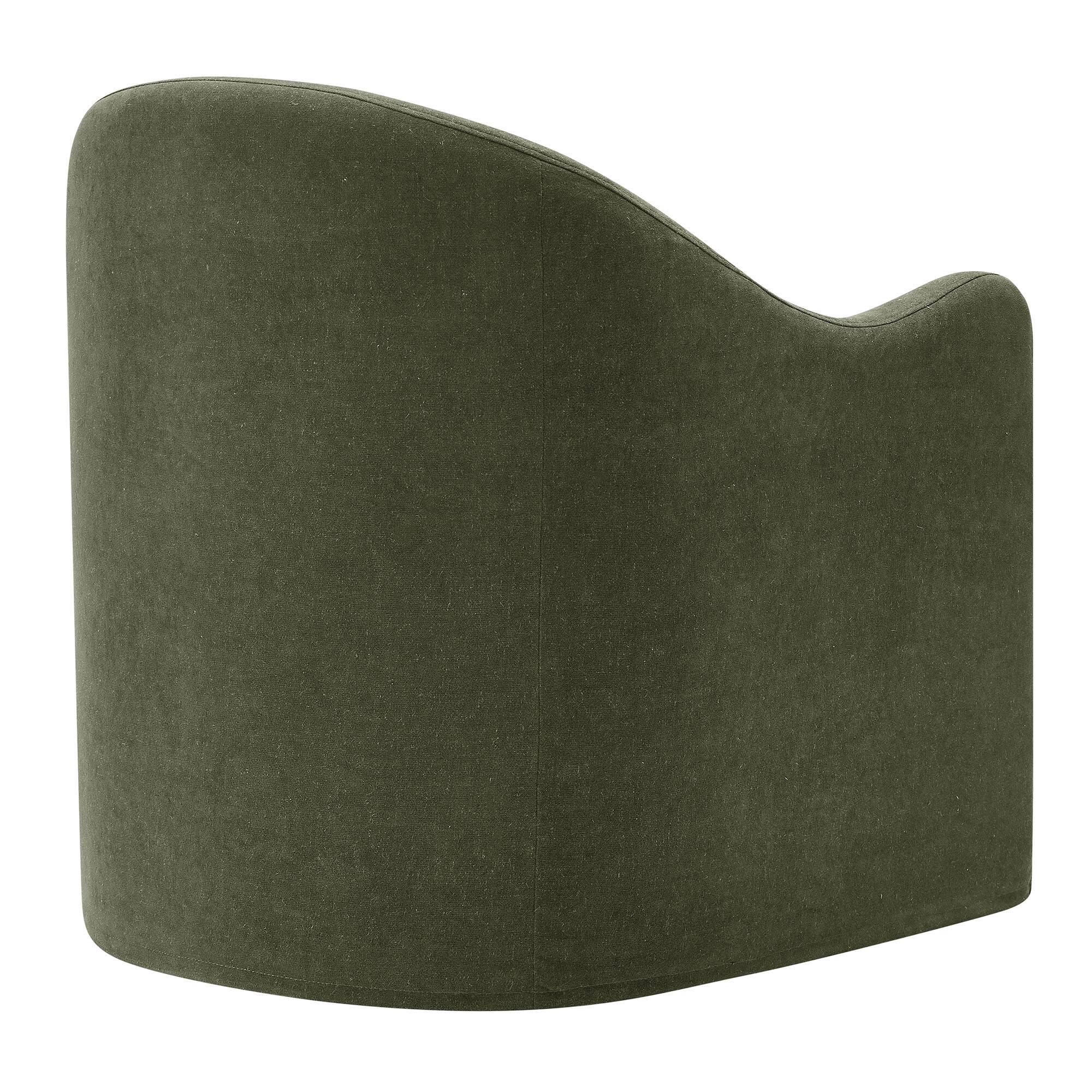 Alt View 3. Modway - Bardot Slipcovered Linen Blend Accent Chair by Modway - Sage.