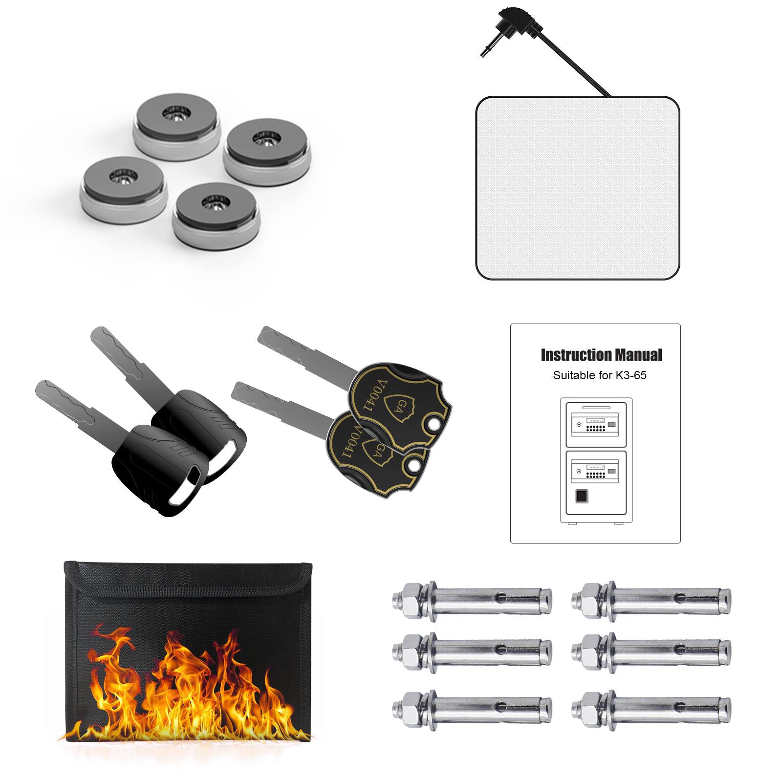 d L V0041 GA V0041 GA

Instruction Manual
Suitable for K3-65