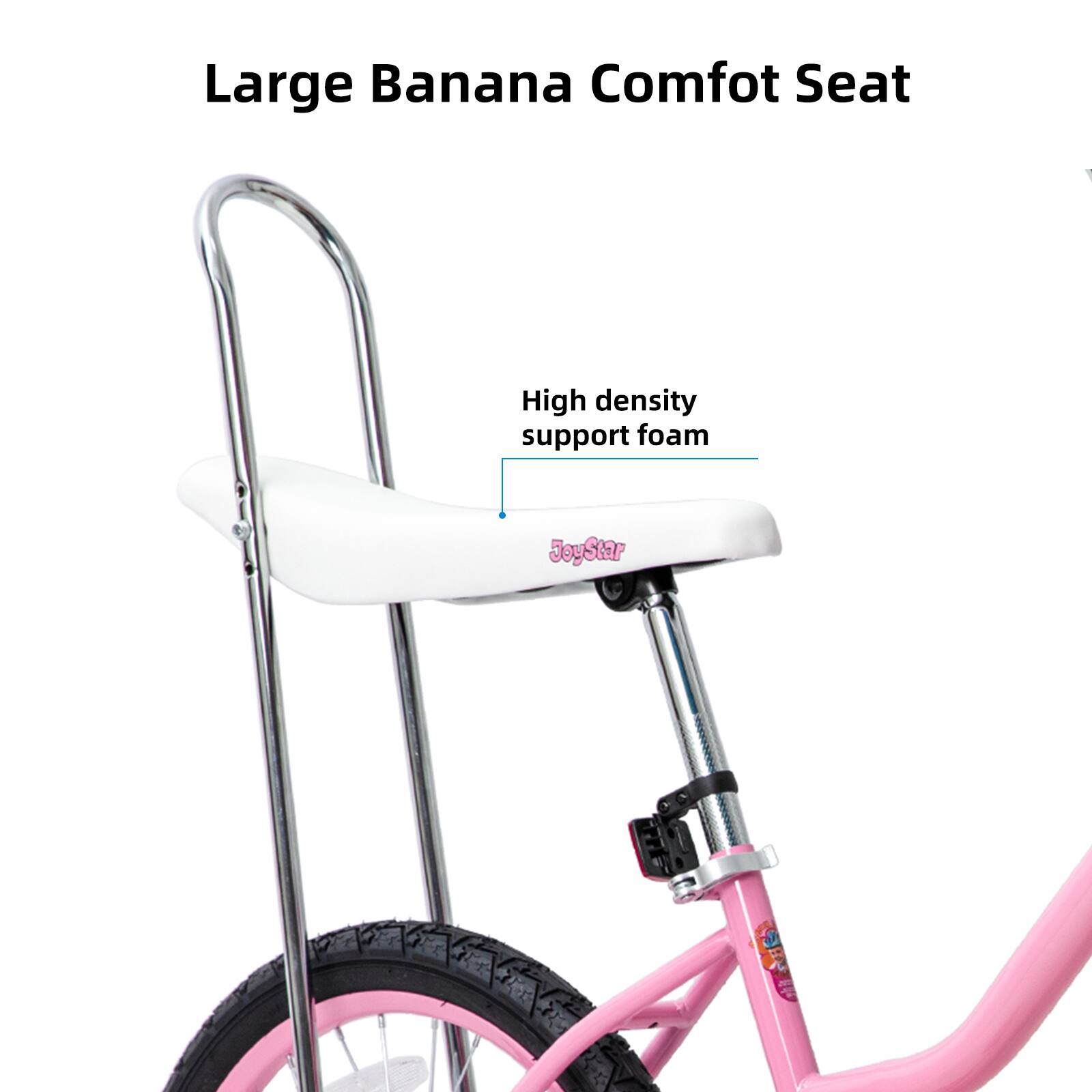 Large Banana Comfot Seat  
1 High density support foam  
JoyStar
