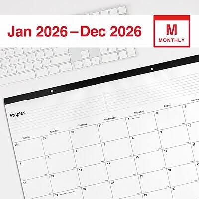 Jan 2026 – Dec 2026  
MONTHLY  

Staples  

Sunday 28  
Monday 29  
Tuesday 30  
Wednesday 31  
Thursday 1  
Friday 2  
Saturday 3  

4 5 6 7 8 9 10  
11 12 13 14 15 16 17  
18 19 20 21 22 23 24  
25 26 27 28 29 30 31  

1 2 3 4 5 6 7  
8 9 10 11 12 13 14  
15 16 17 18 19 20 21  
22 23 24 25 26 27 28  
29 30 31  

... (continues for each month)