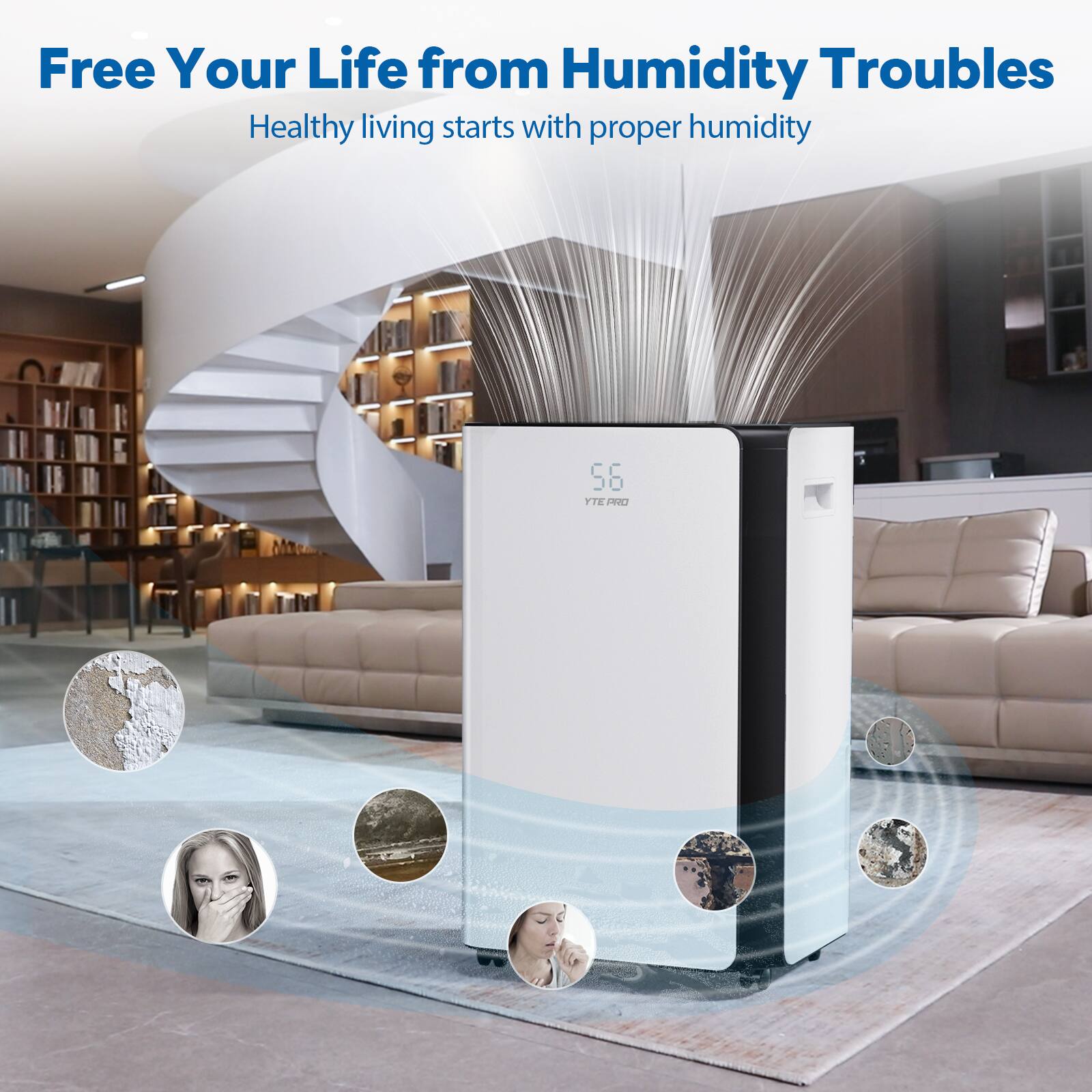 Free Your Life from Humidity Troubles  
Healthy living starts with proper humidity