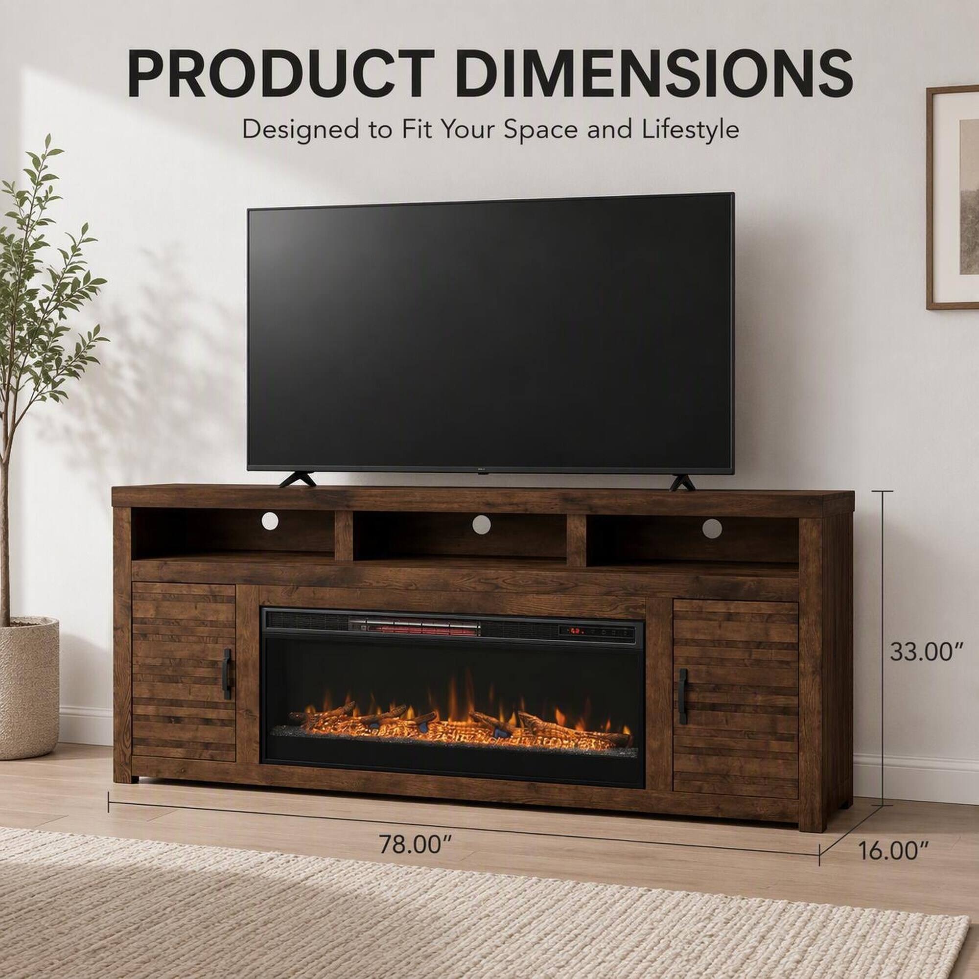 PRODUCT DIMENSIONS  
Designed to Fit Your Space and Lifestyle  

33.00"  
78.00"  
16.00"