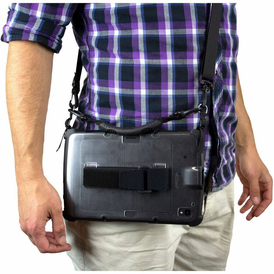 Alt View 3. Infocase - InfoCase Rugged Carrying Case for 8" Zebra ET40, ET45 Tablet - Drop Resistant - Polycarbonate Body - Hand Strap - Black.